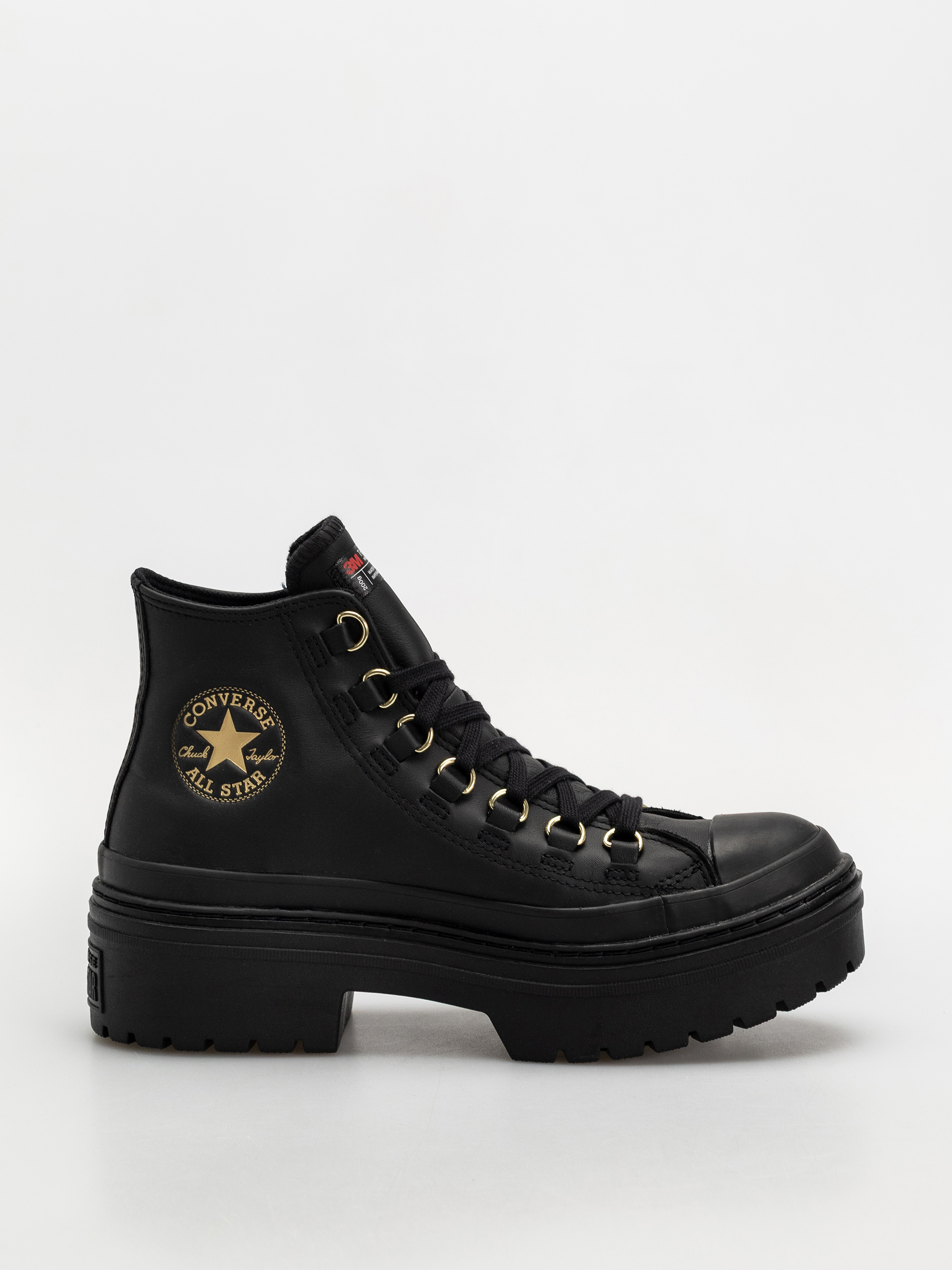 Boty Converse Chuck Taylor All Star Lugged Heel Wmn (black/black/gold)