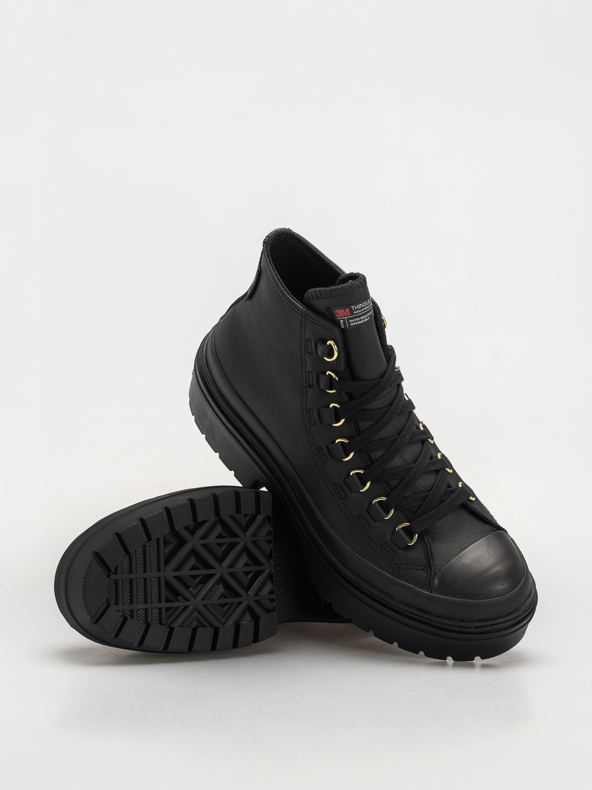 Boty Converse Chuck Taylor All Star Lugged Heel Wmn (black/black/gold)