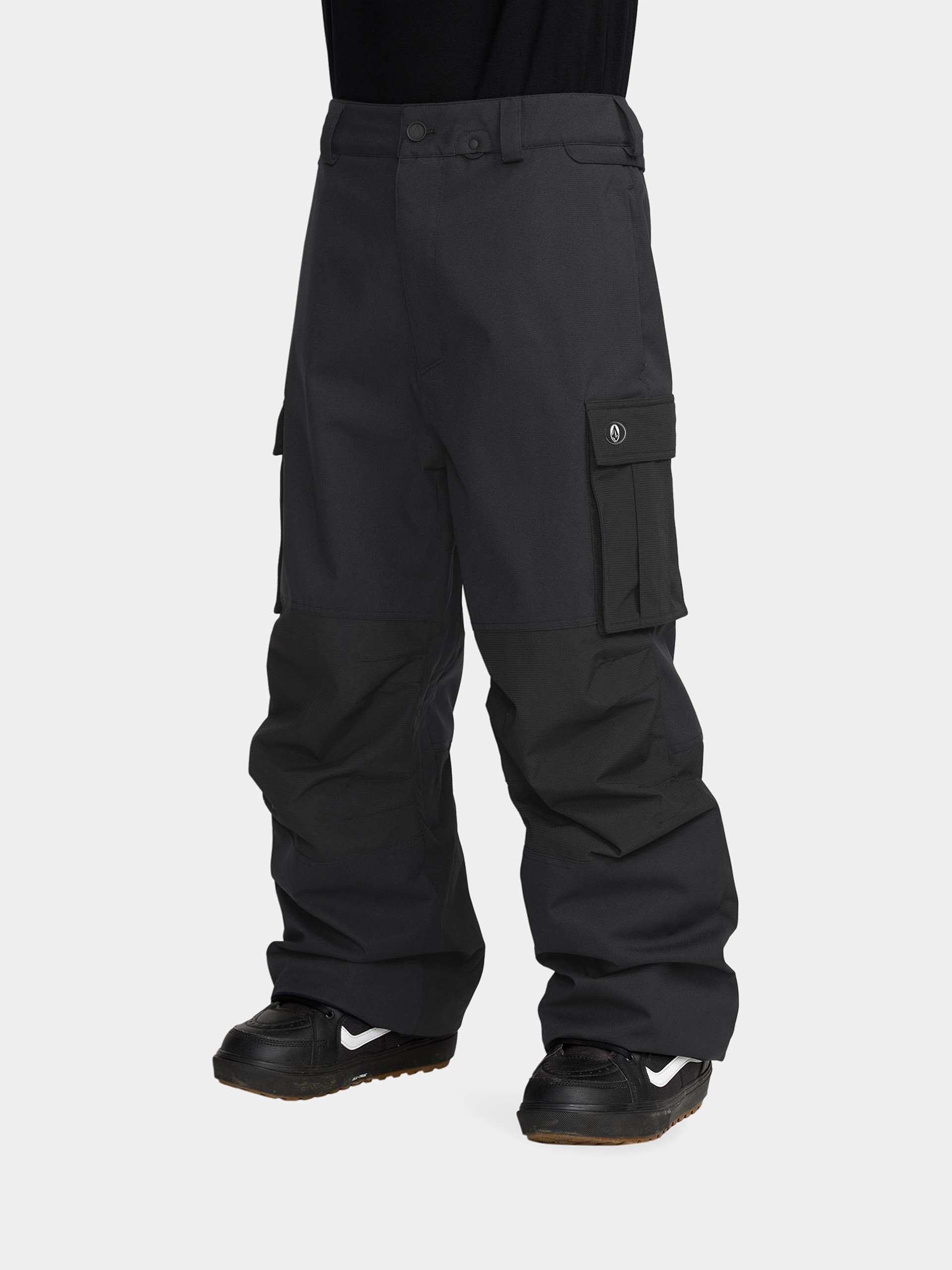 Pánské Snowboardové kalhoty  Volcom Nwrk Baggy (black)