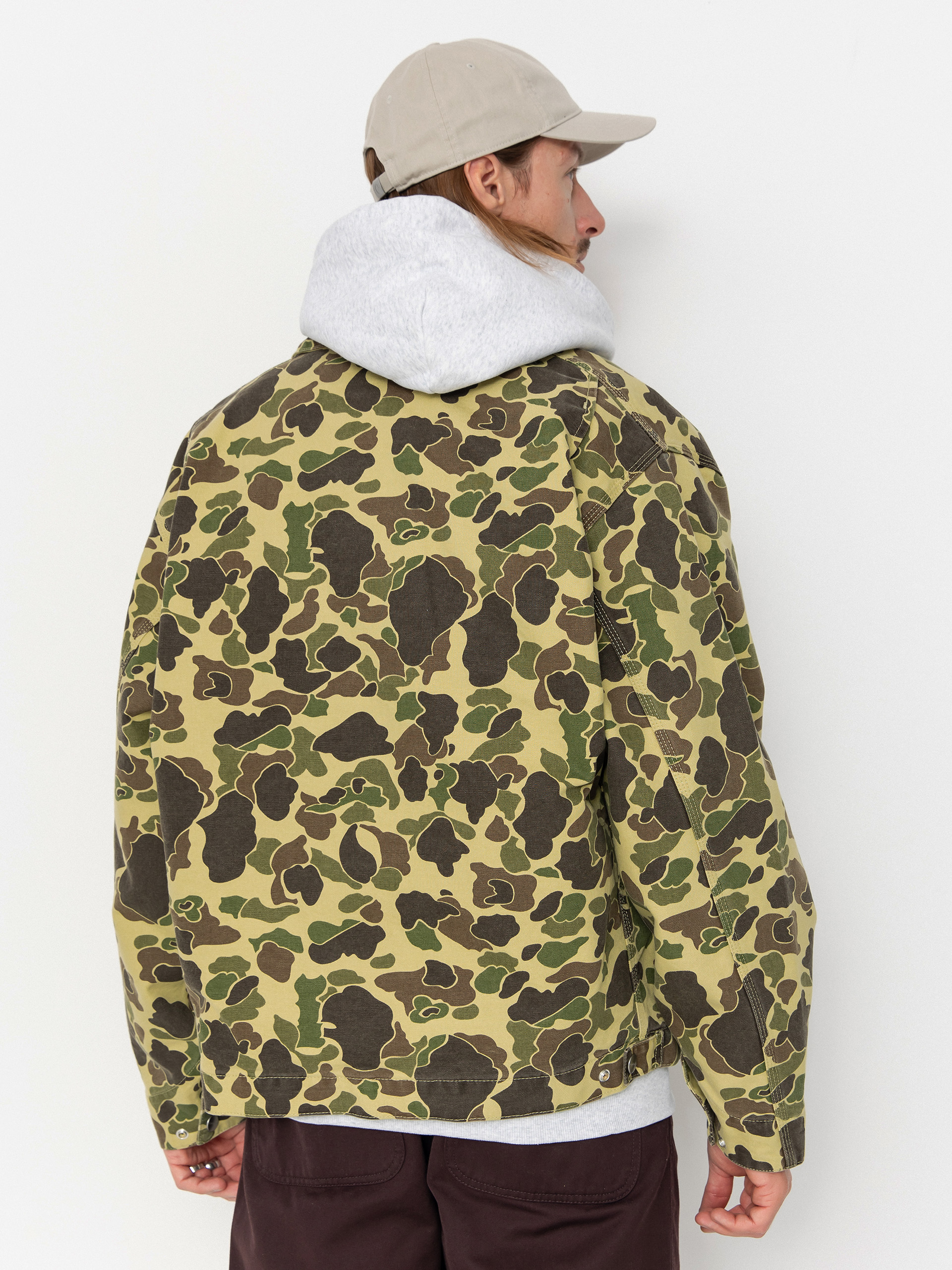 Bunda Carhartt WIP Duck Detroit (camo duck/green/stone washed)