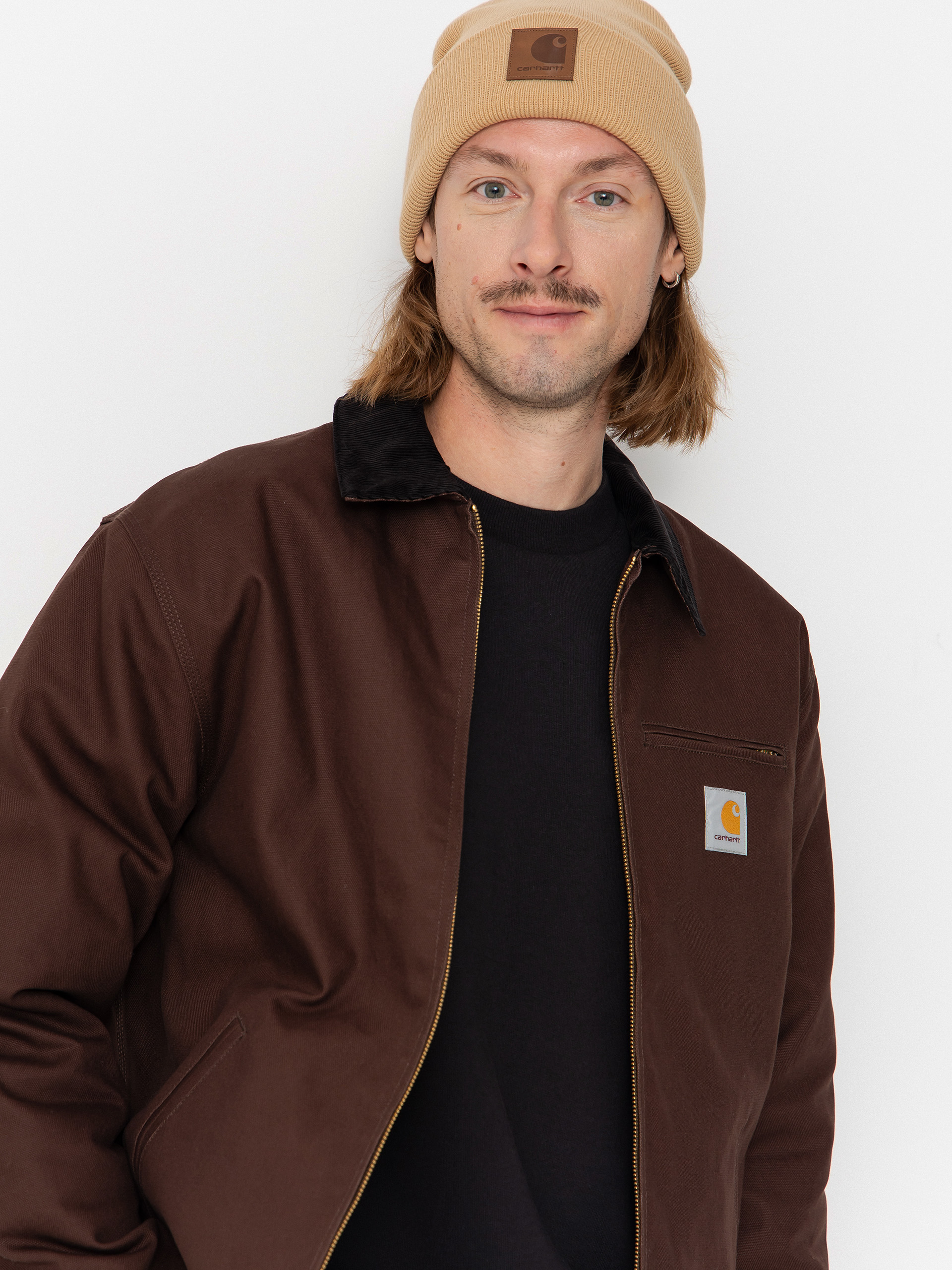 Bunda Carhartt WIP Detroit (tobacco/black/rigid)