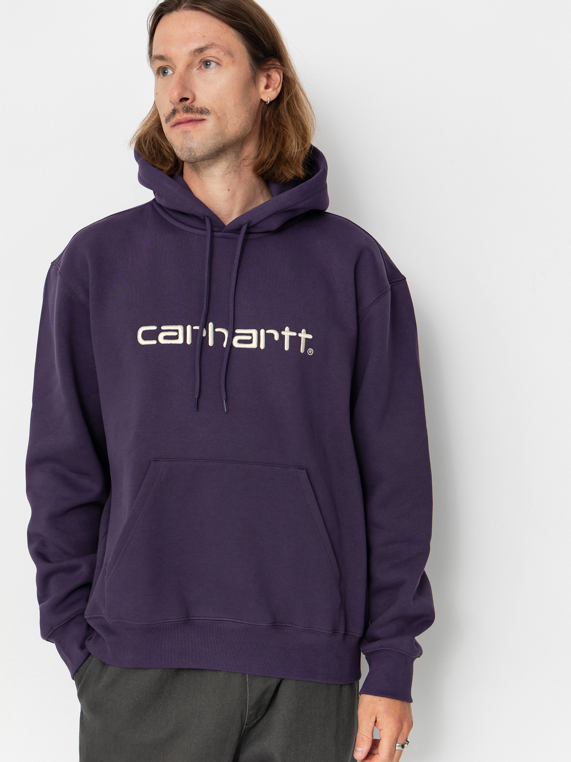 Mikina s kapucu00ed Carhartt WIP Carhartt HD (lakers/salt)