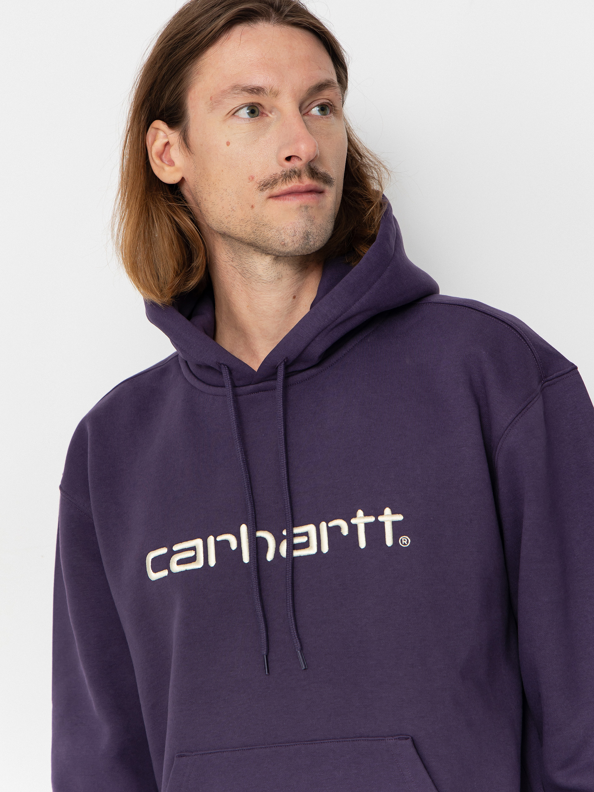 Mikina s kapucí Carhartt WIP Carhartt HD (lakers/salt)