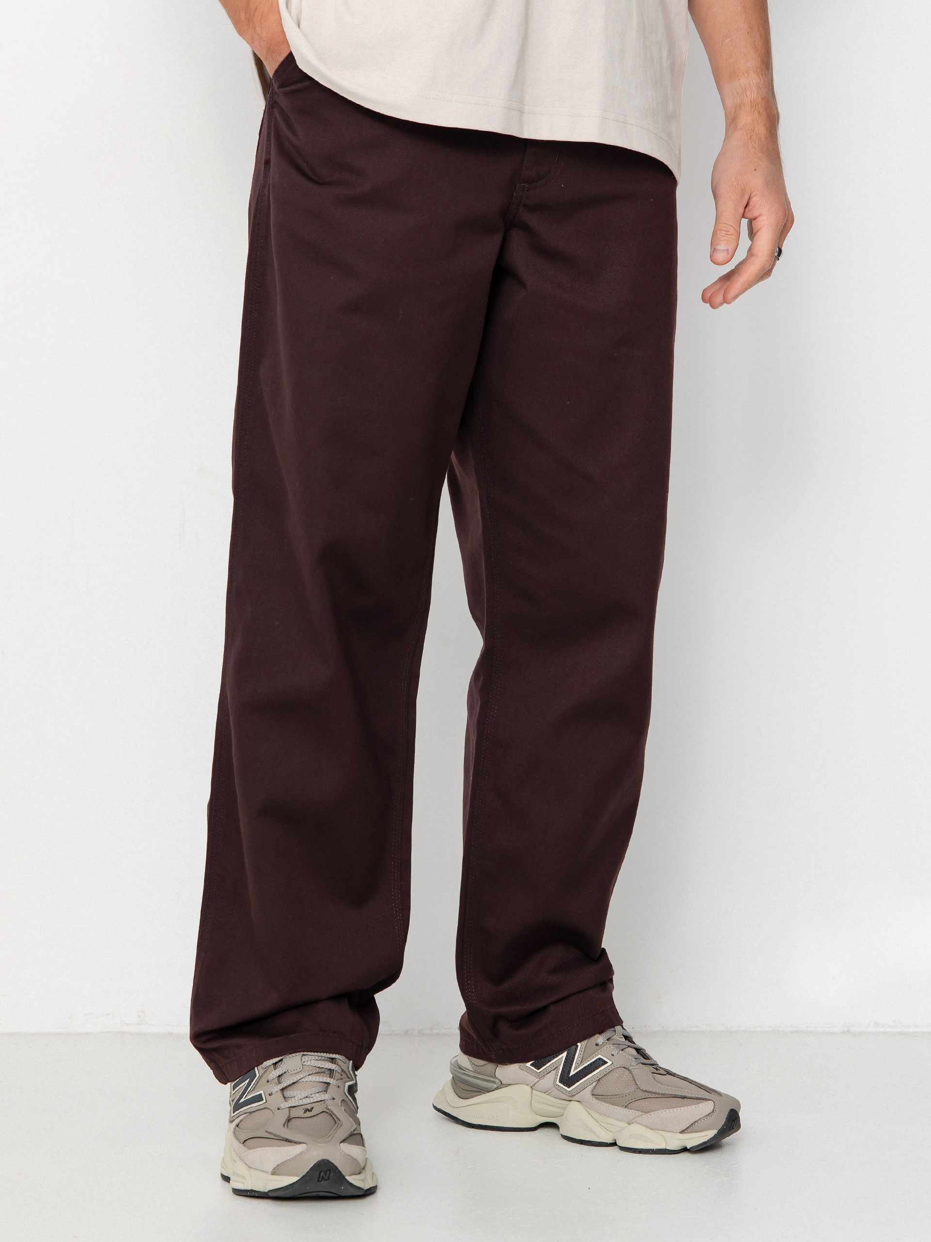 Kalhoty Carhartt WIP Simple (palisander/rinsed)