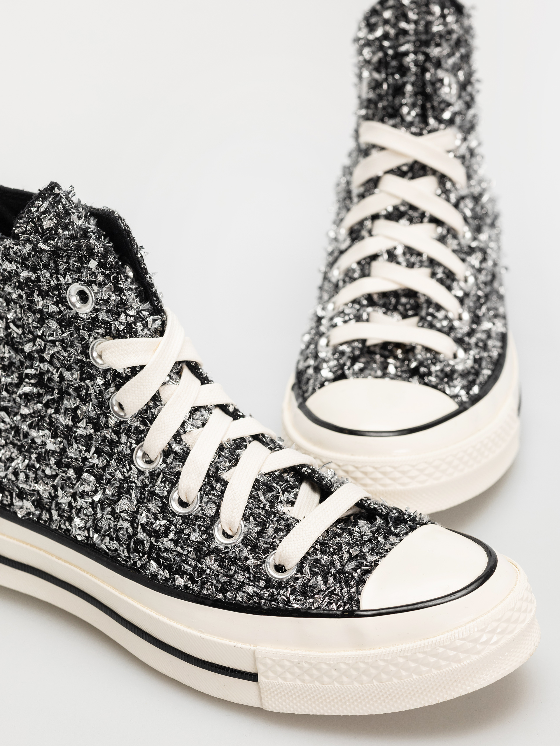 Tenisky Converse Chuck 70 Hi (black/silver/egret)
