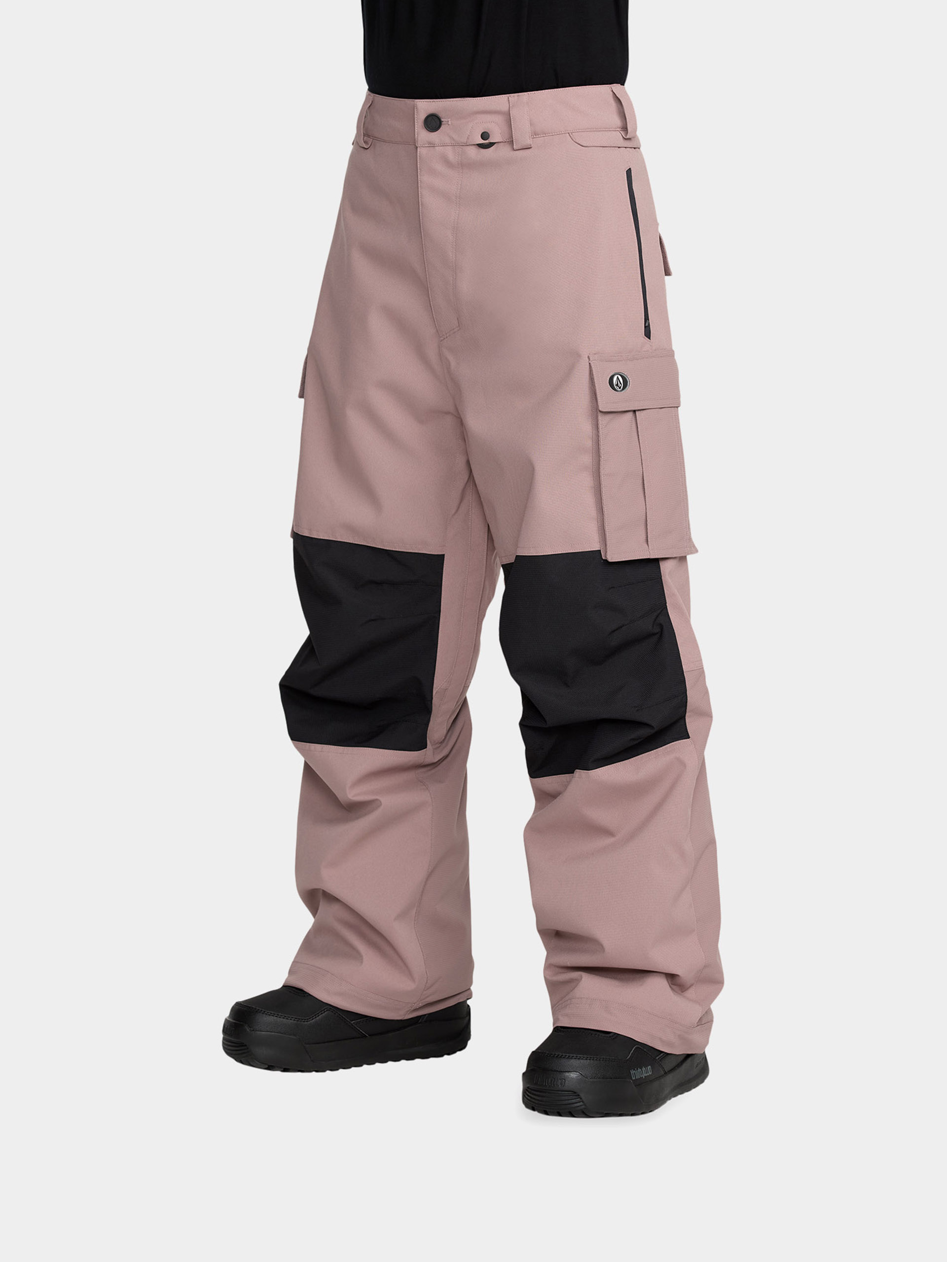 Pánské Snowboardové kalhoty  Volcom Nwrk Baggy (mauve)