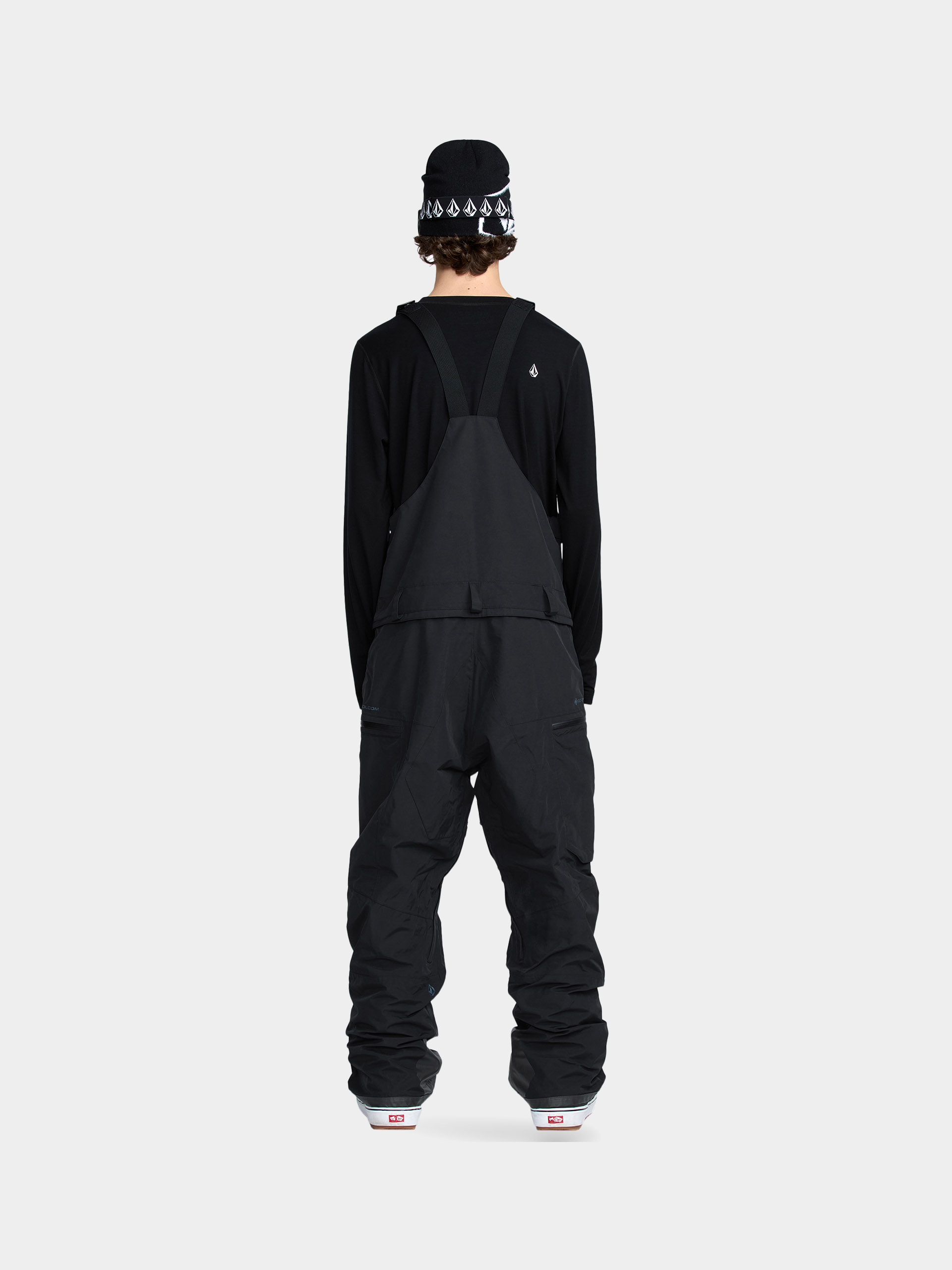 Pánské Snowboardové kalhoty  Volcom Rain Gore Tex Bib Overall (black)