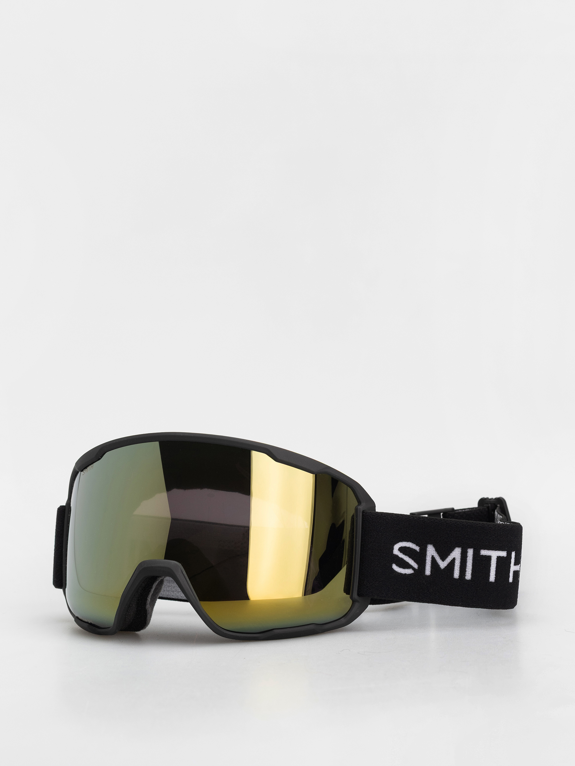Bru00fdle na snowboard Smith Preview (black/chromapop sun black gold mirror)