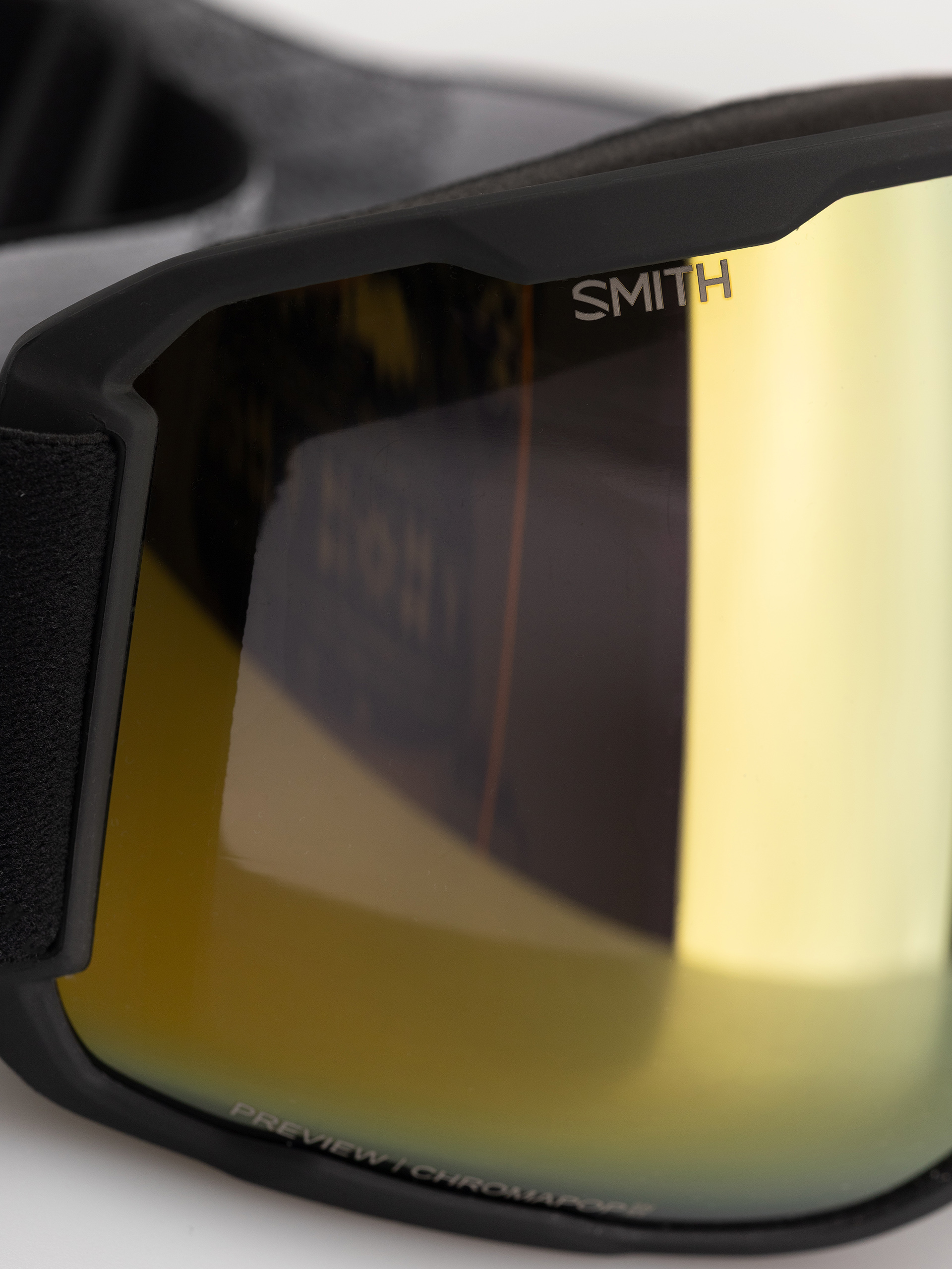 Brýle na snowboard Smith Preview (black/chromapop sun black gold mirror)