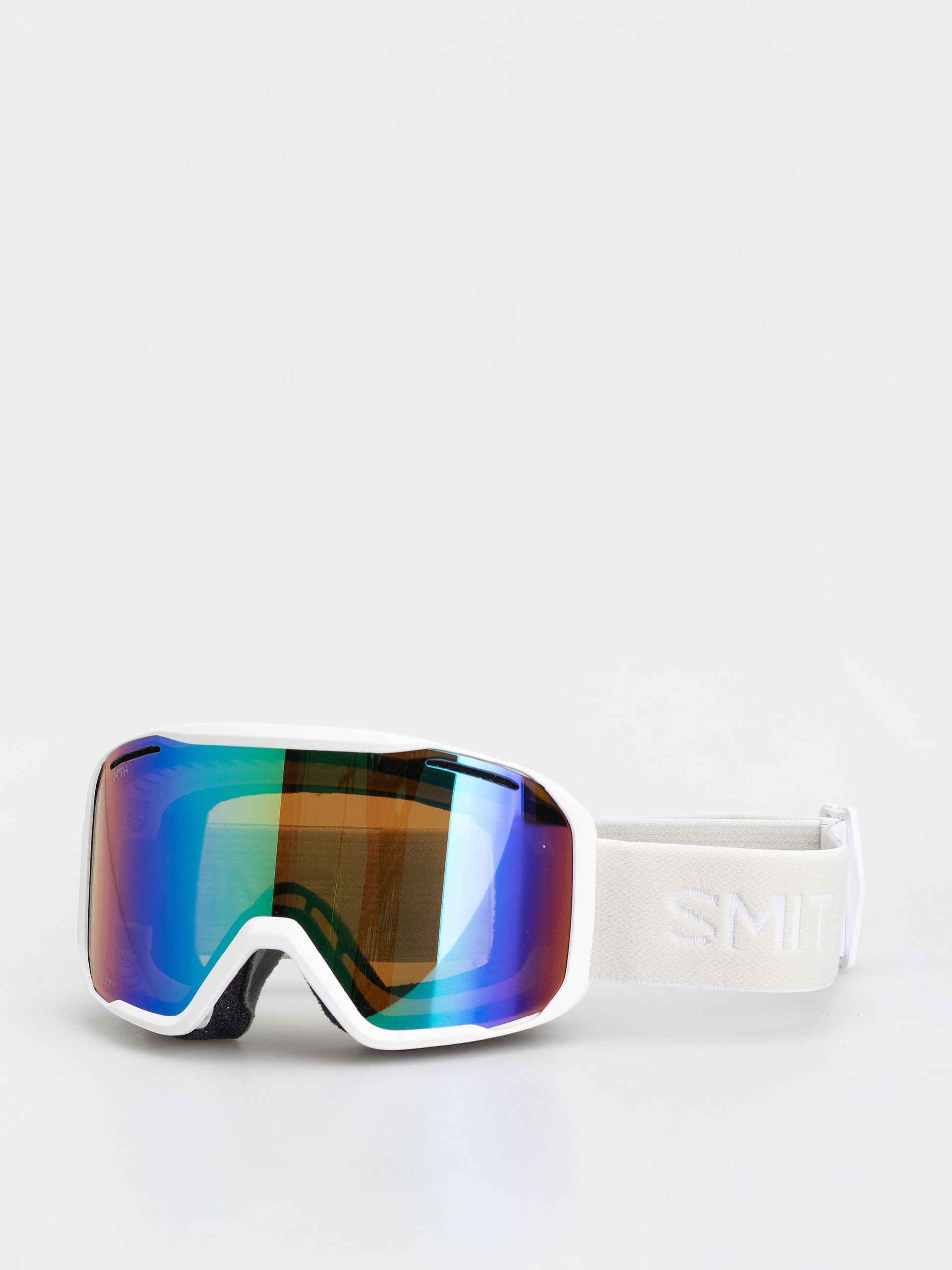 Bru00fdle na snowboard Smith Blazer (white/green sol x mirror)