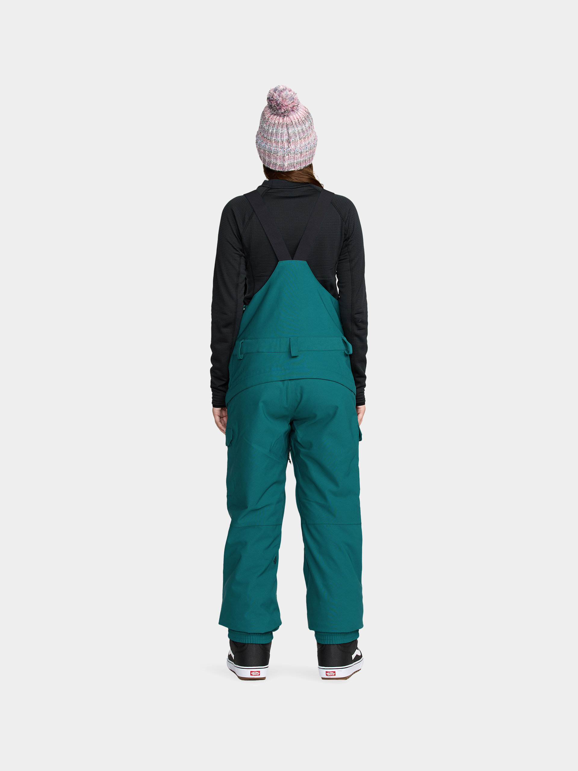 Dámské Snowboardové kalhoty  Volcom Creston 3D Stretch Bib Overall (atlantic deep)