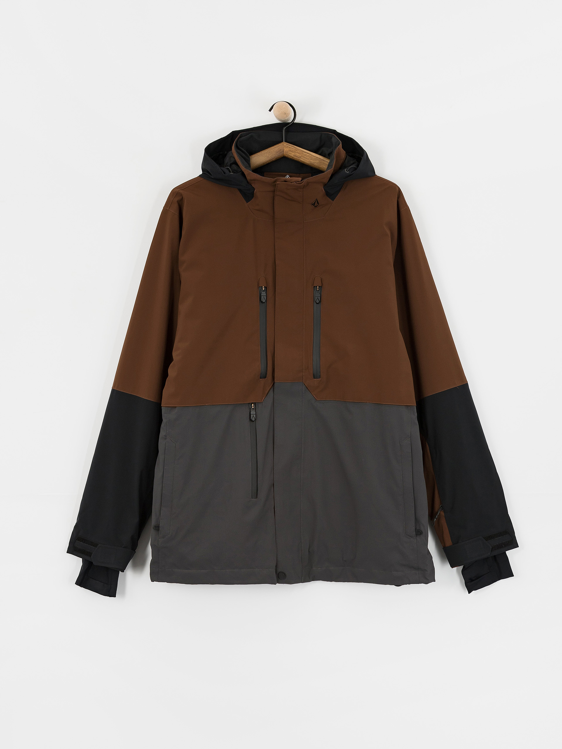 Snowboardová bunda Volcom Rnge Stretch 30K (brown)