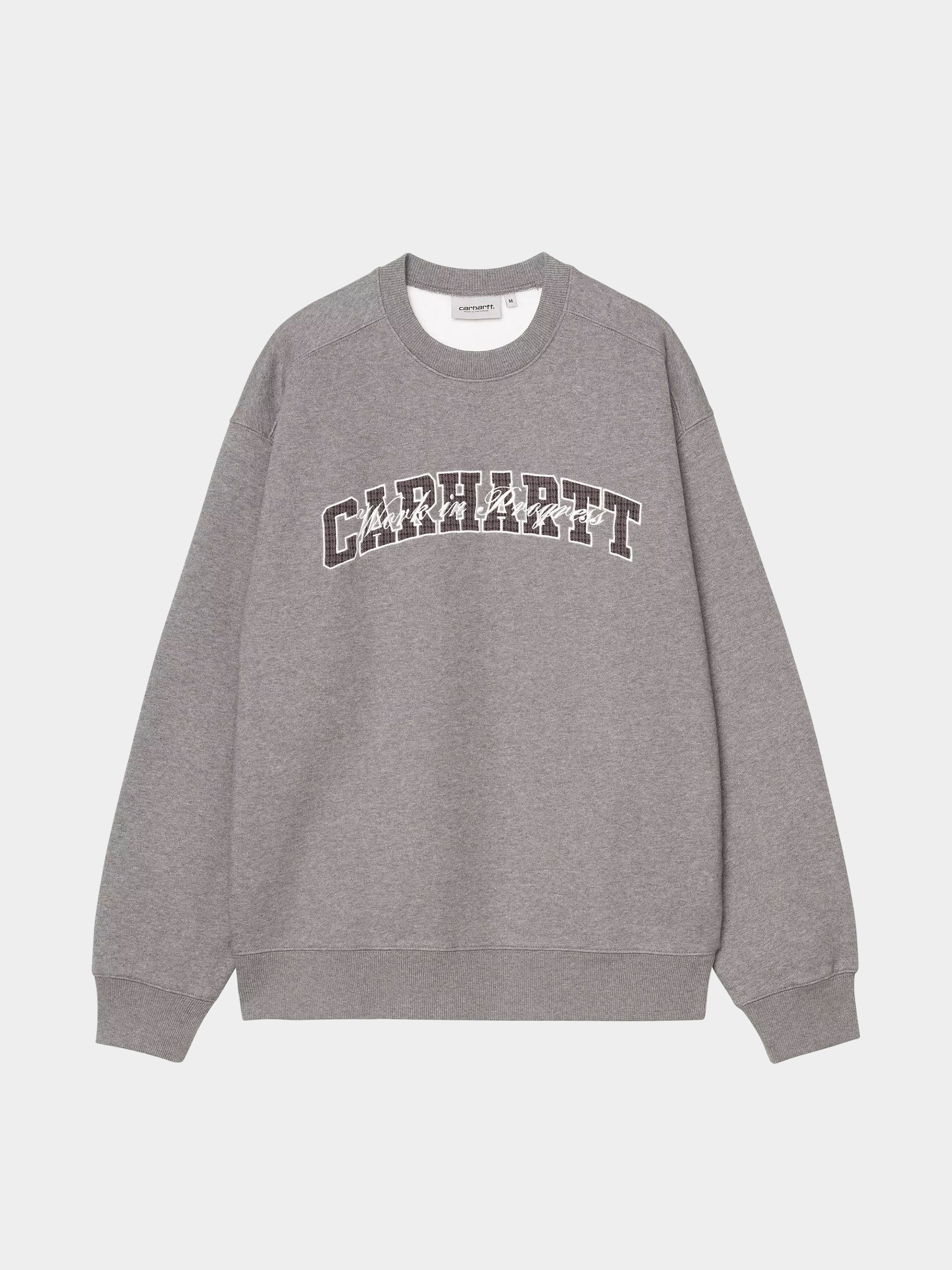 Mikina Carhartt WIP Big School (dark grey heather)