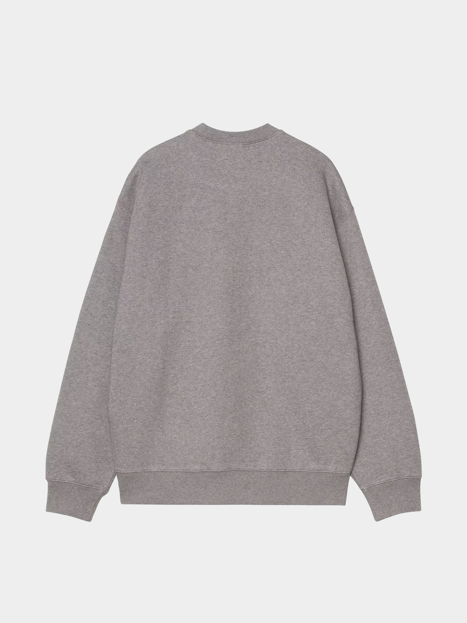 Mikina Carhartt WIP Big School (dark grey heather)