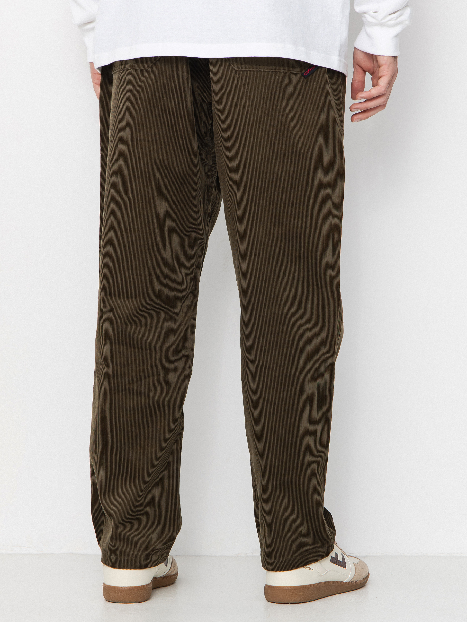 Kalhoty Gramicci Corduroy Loose Tapered Ridge (olive)