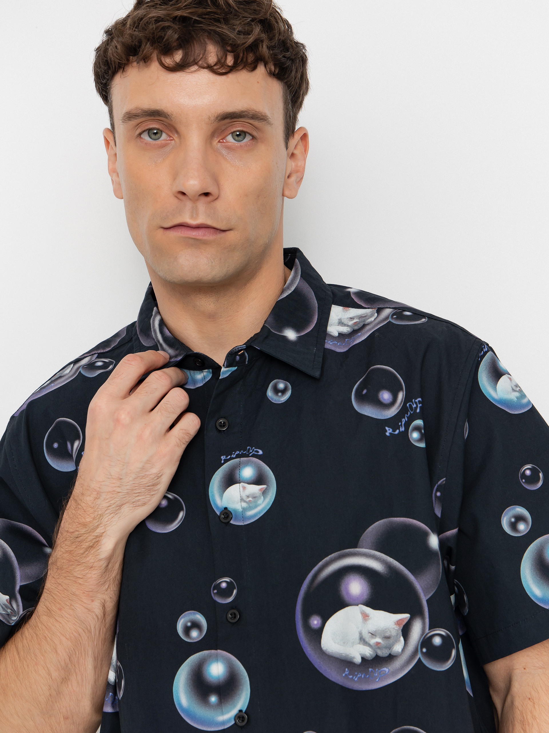 Košile RipNDip Bubbles (black)