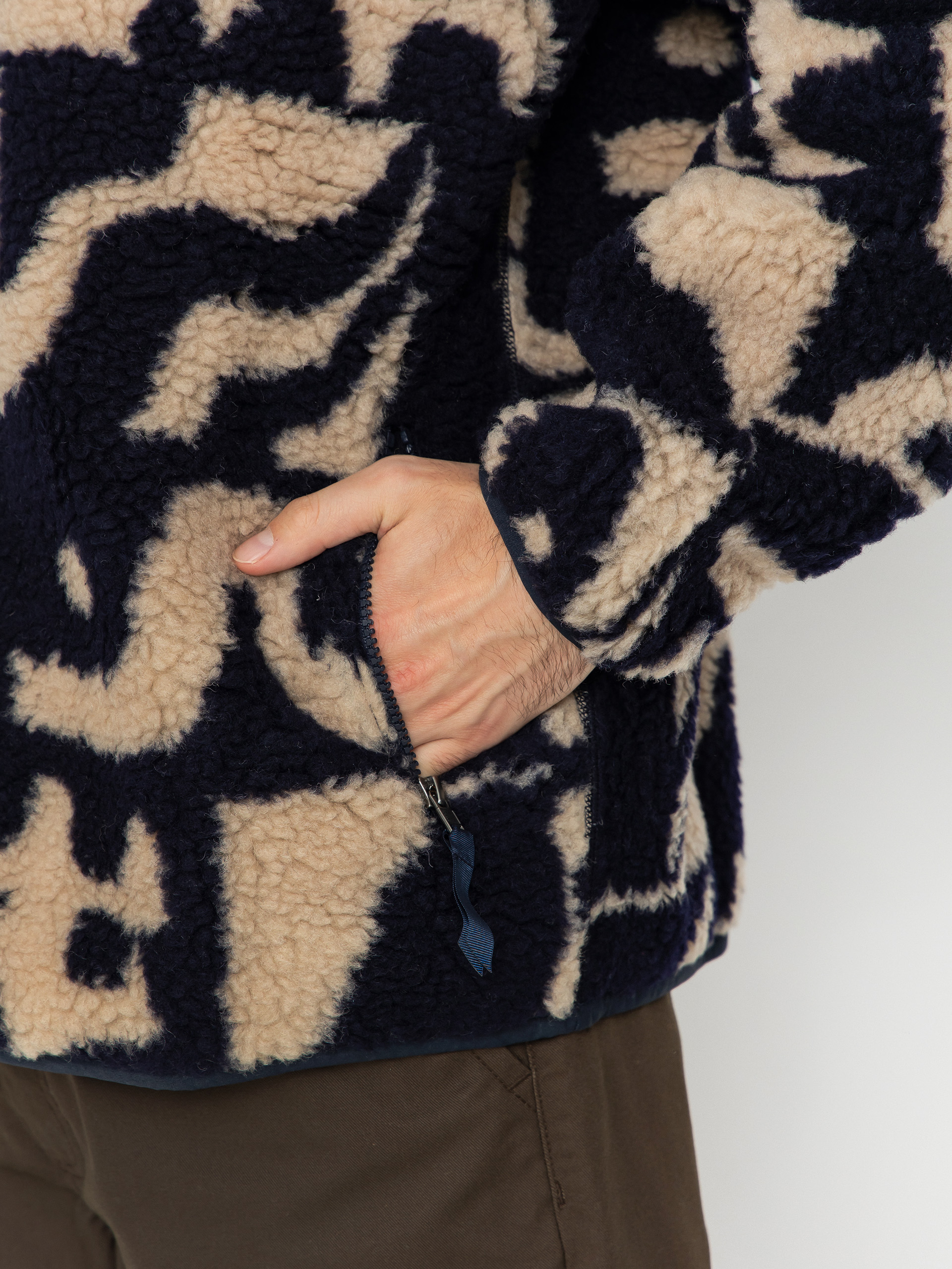 Mikina Patagonia Natural Blend Retro Cardigan (mother tree oar tan)