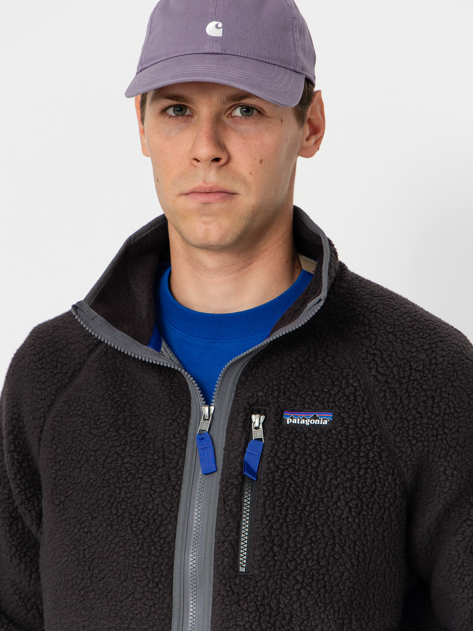 Bunda Patagonia Retro Pile (black w/forge grey)