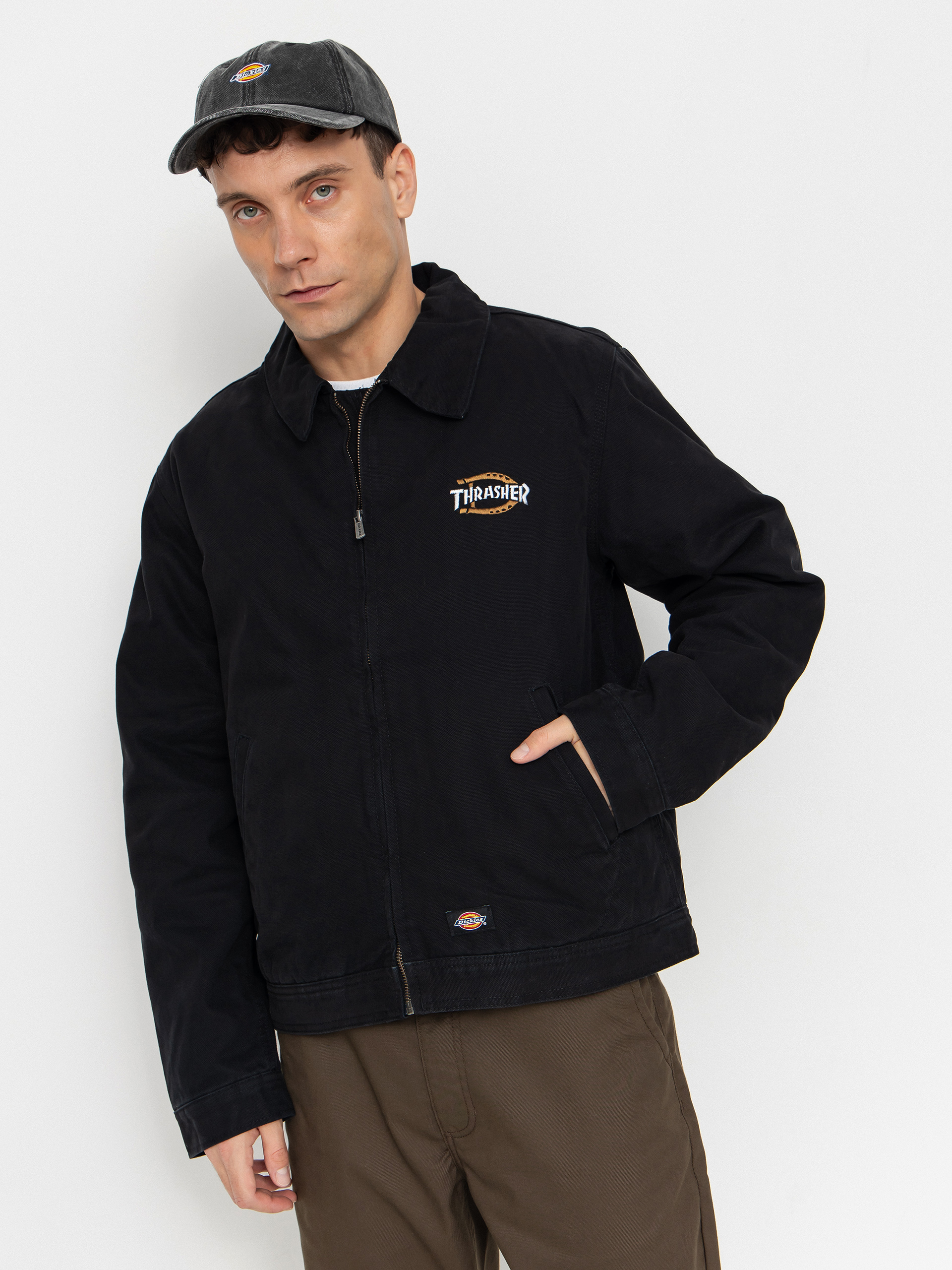 Bunda Dickies x Thrasher Jacket (black)