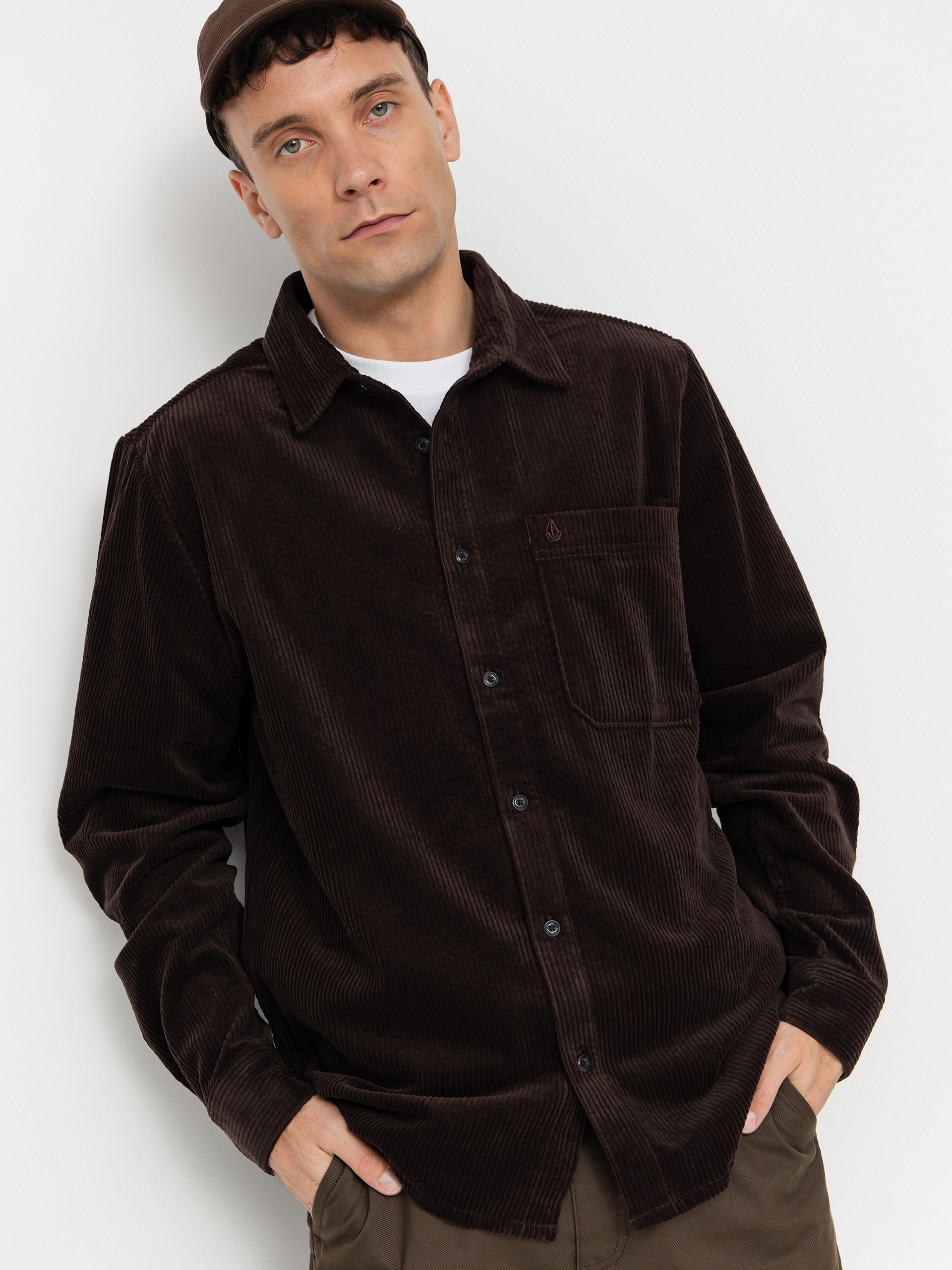 Košile Volcom Fostered (cacao)