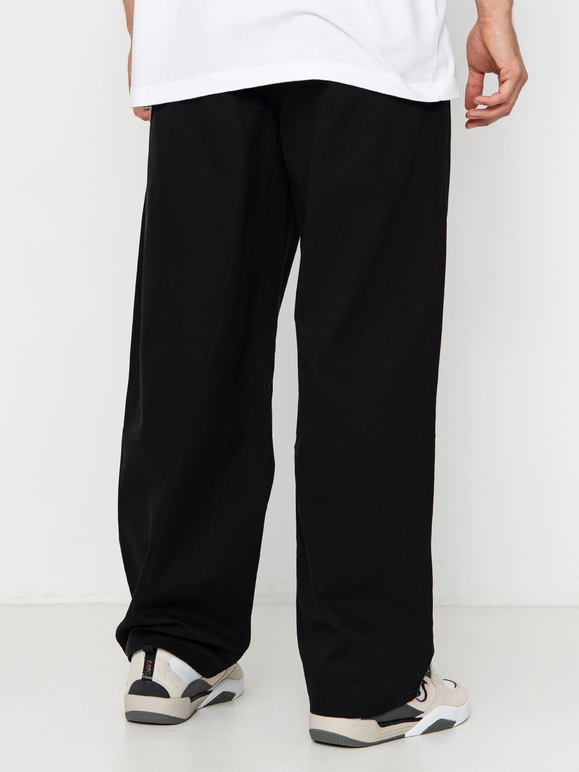 Kalhoty Volcom Baggos Pleat (black)