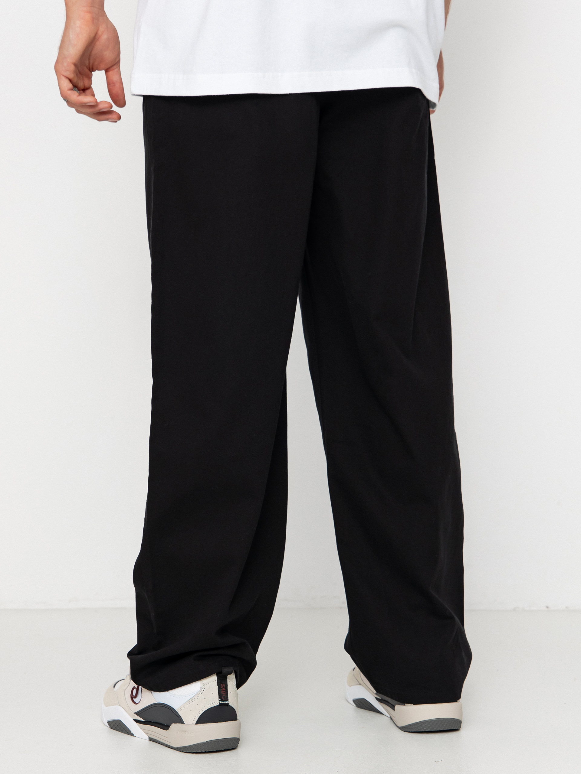 Kalhoty Volcom Baggos Pleat (black)