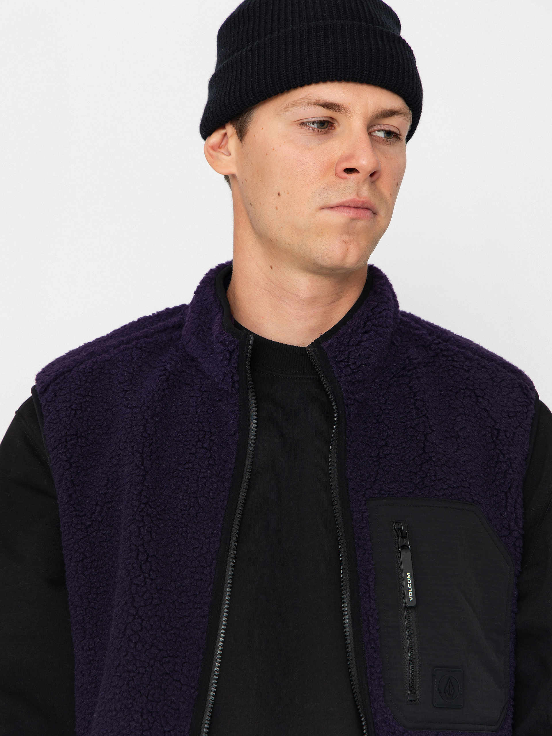 vesta Volcom Muzzer Fuzzar (dark purple)