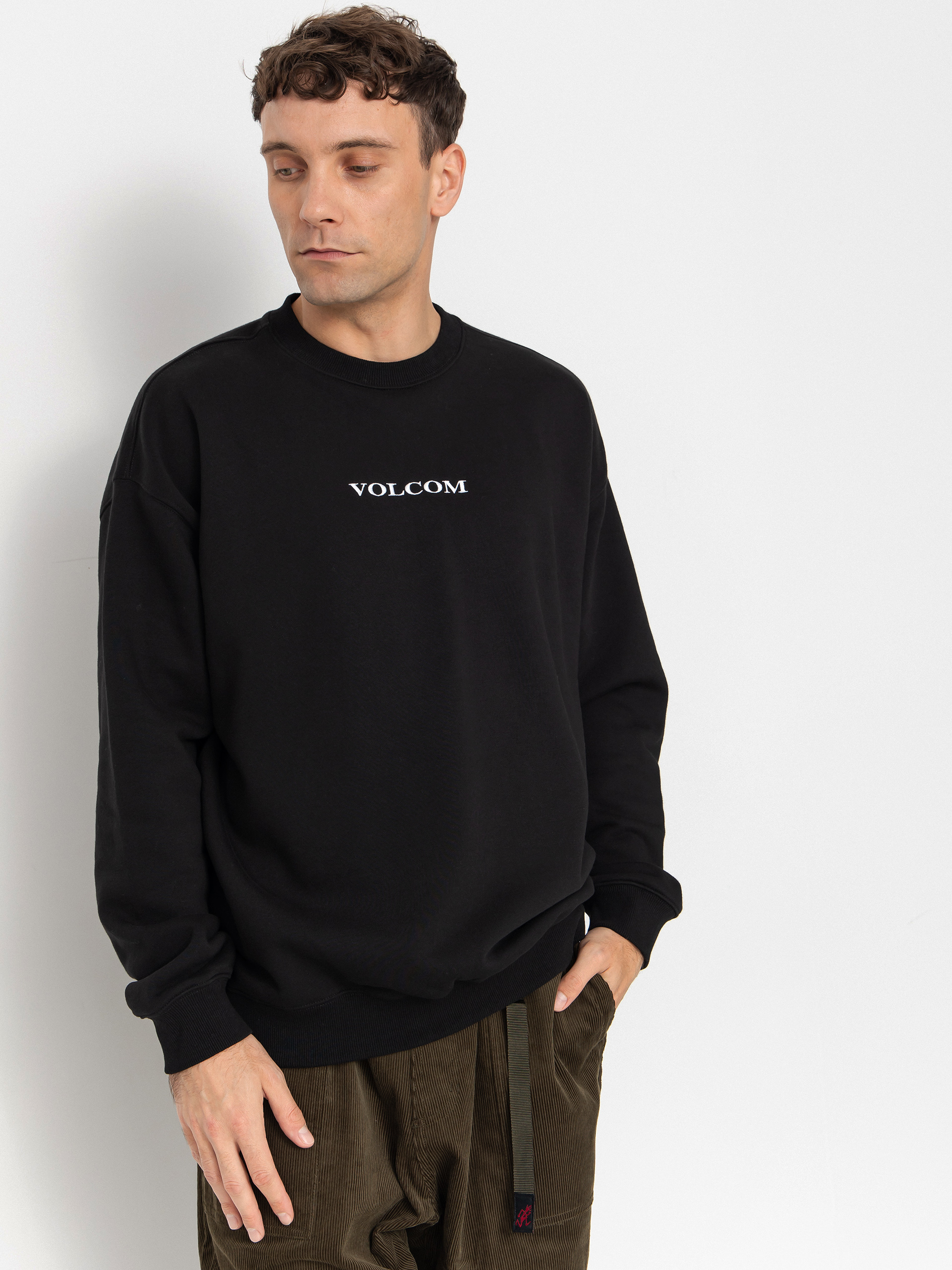 Mikina Volcom Volcom Stone Crew Fleece (black)