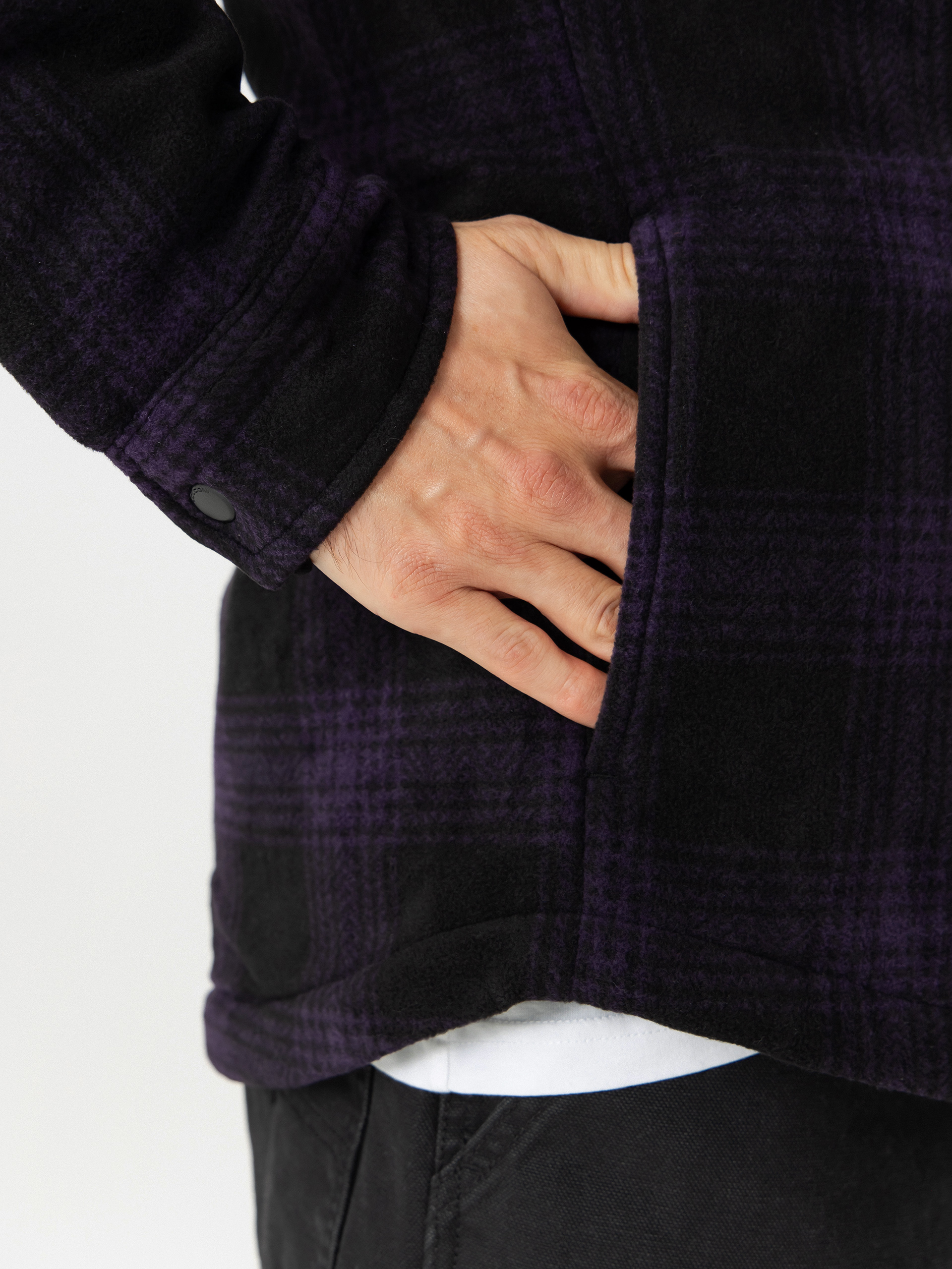 Košile Volcom Bowered Fleece (dark purple)