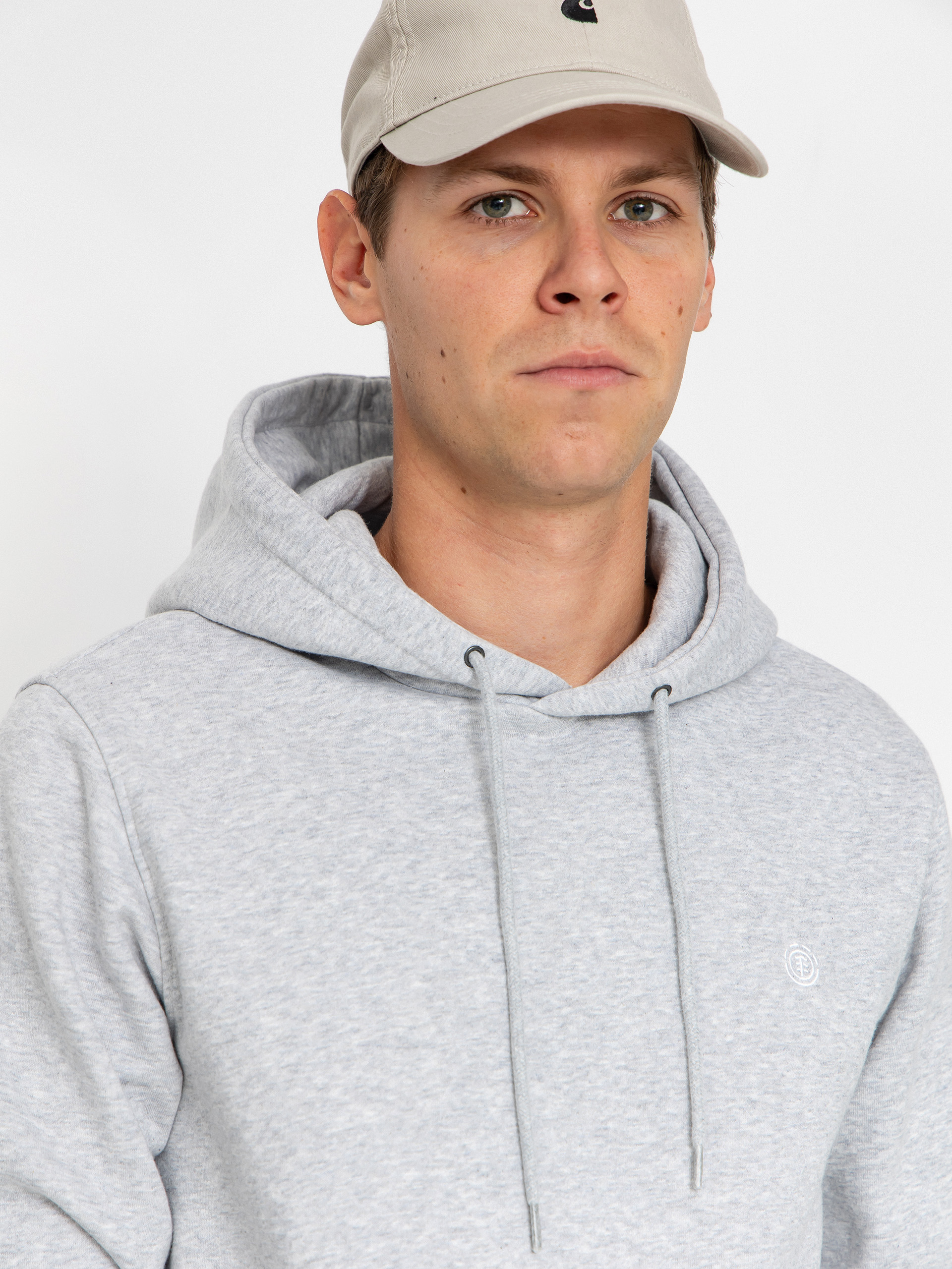 Mikina s kapucí Element Icon Embroidery HD (mid grey heather)