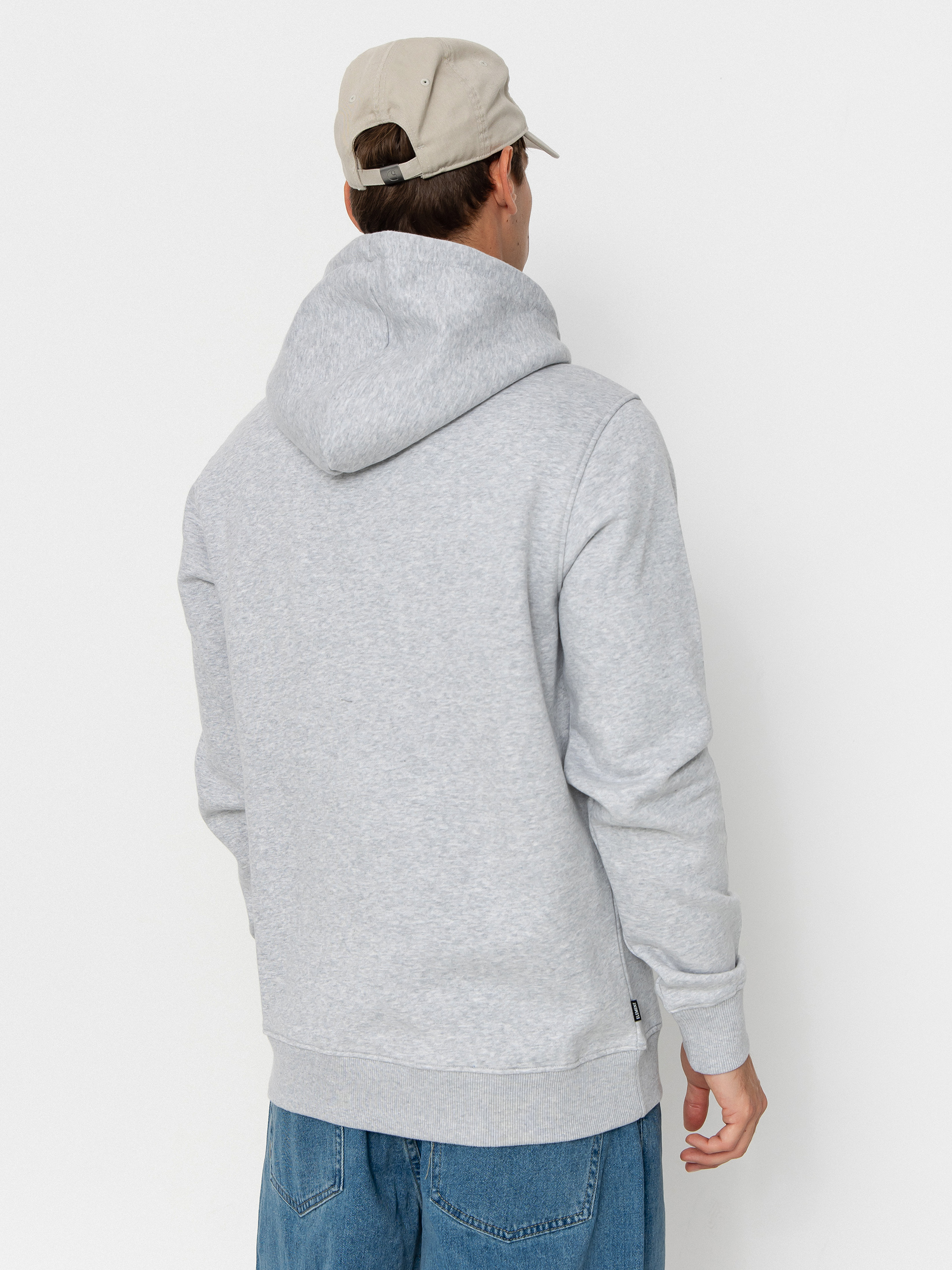 Mikina s kapucí Element Icon Embroidery HD (mid grey heather)