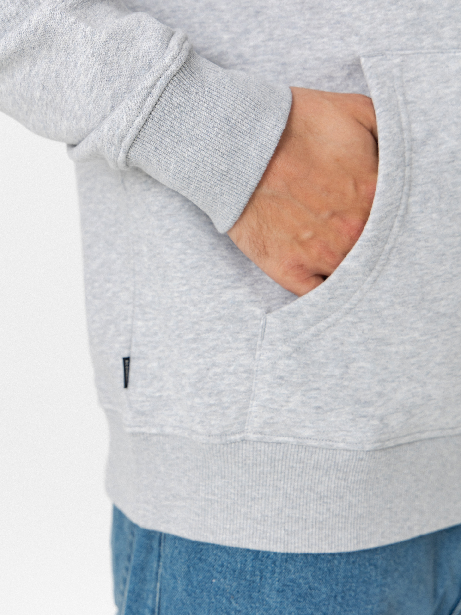 Mikina s kapucí Element Icon Embroidery HD (mid grey heather)