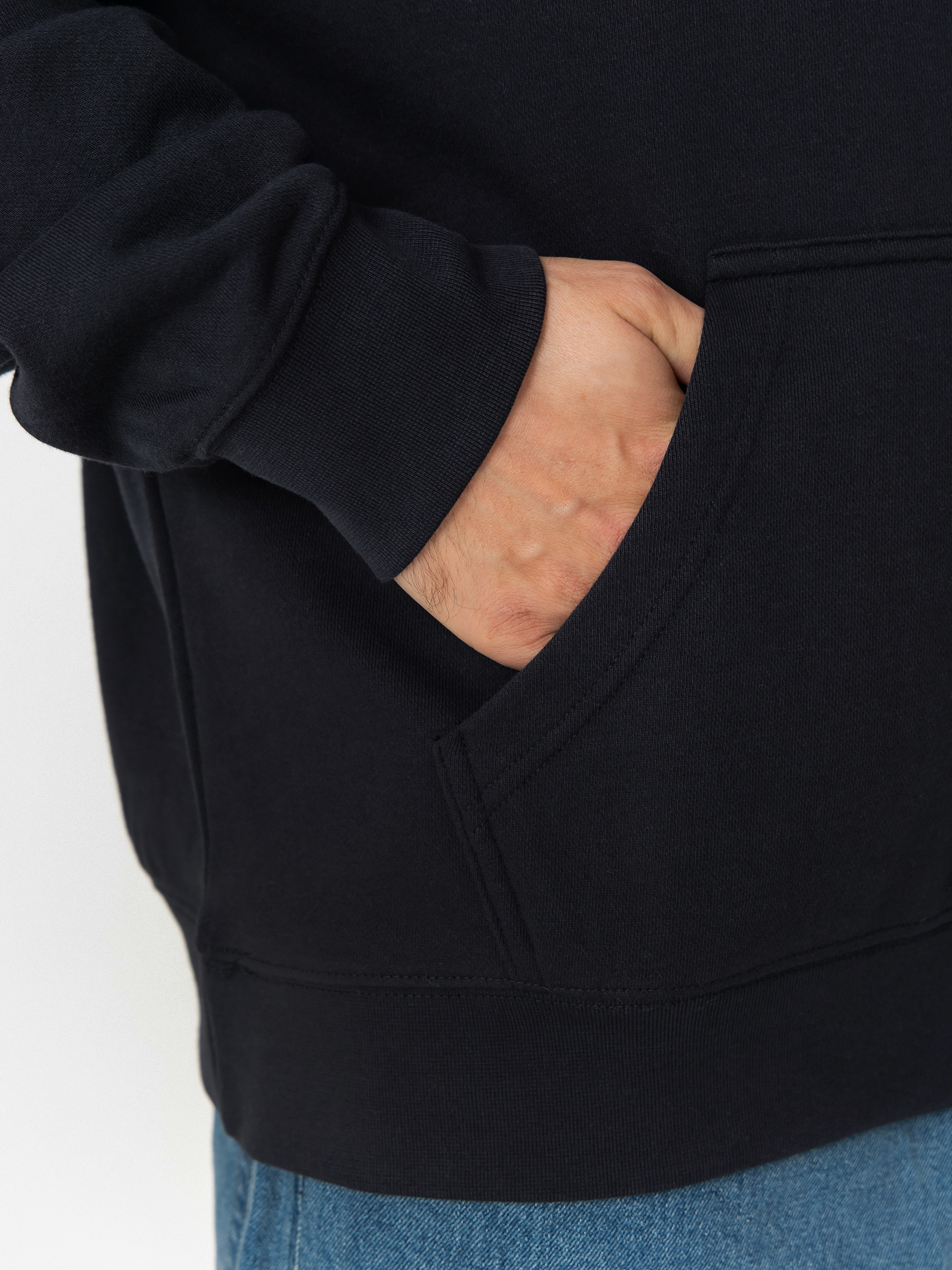 Mikina s kapucí Quiksilver Dna HD (black)