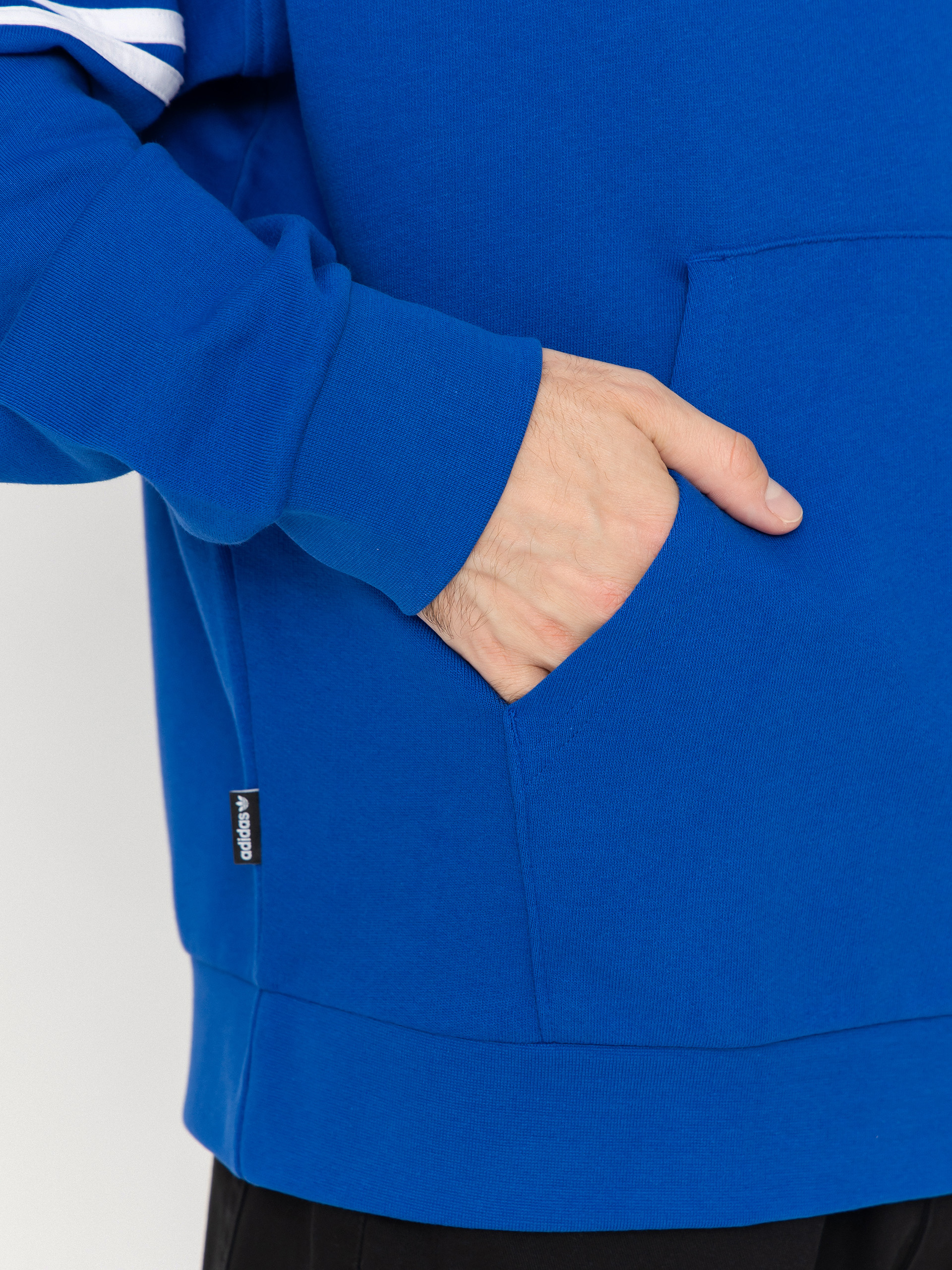 Mikina s kapucí adidas Classic HD (royblu/white)