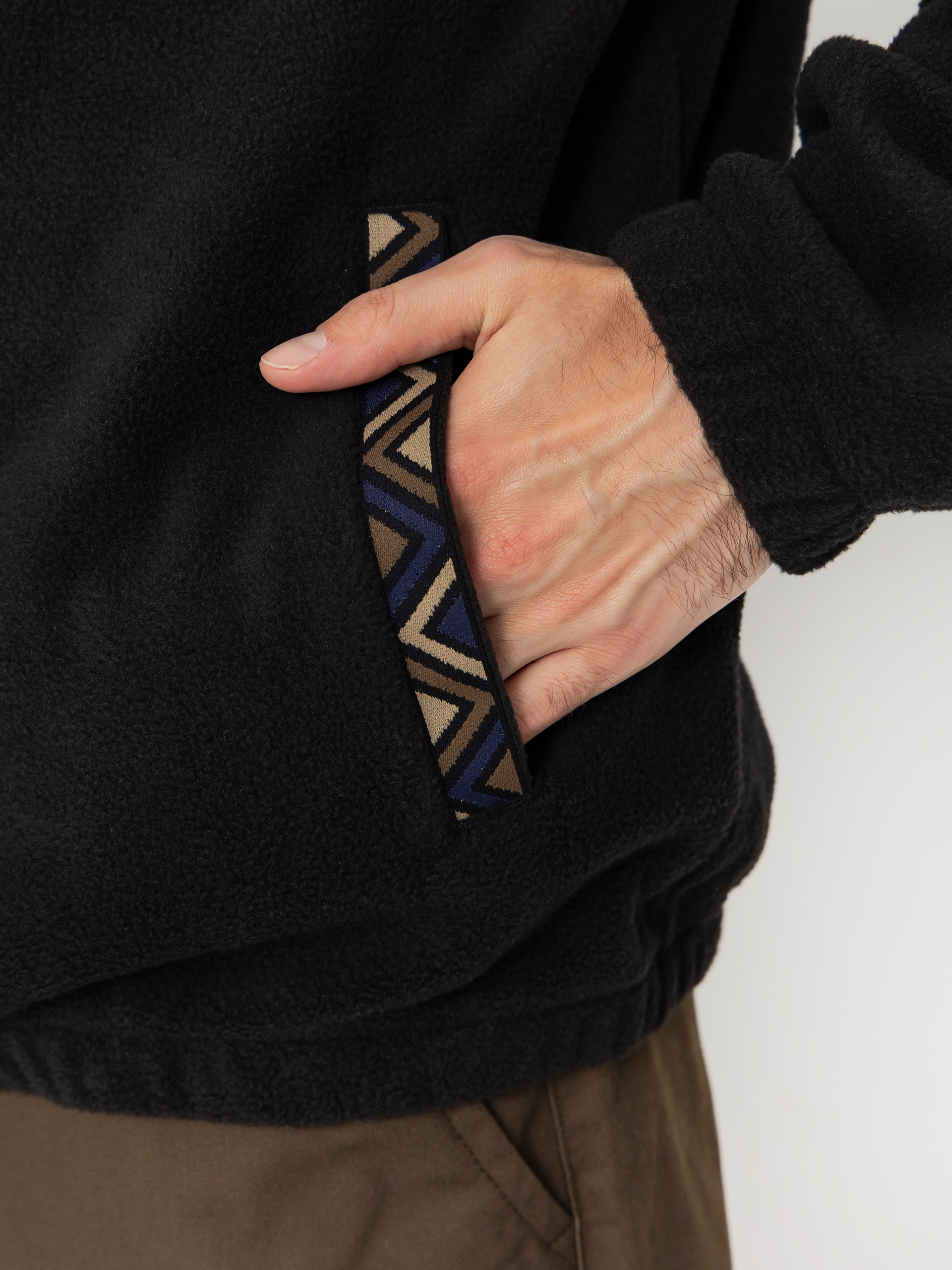 Pánský Fleecová mikina Iriedaily Monte Noe (dark coffee)