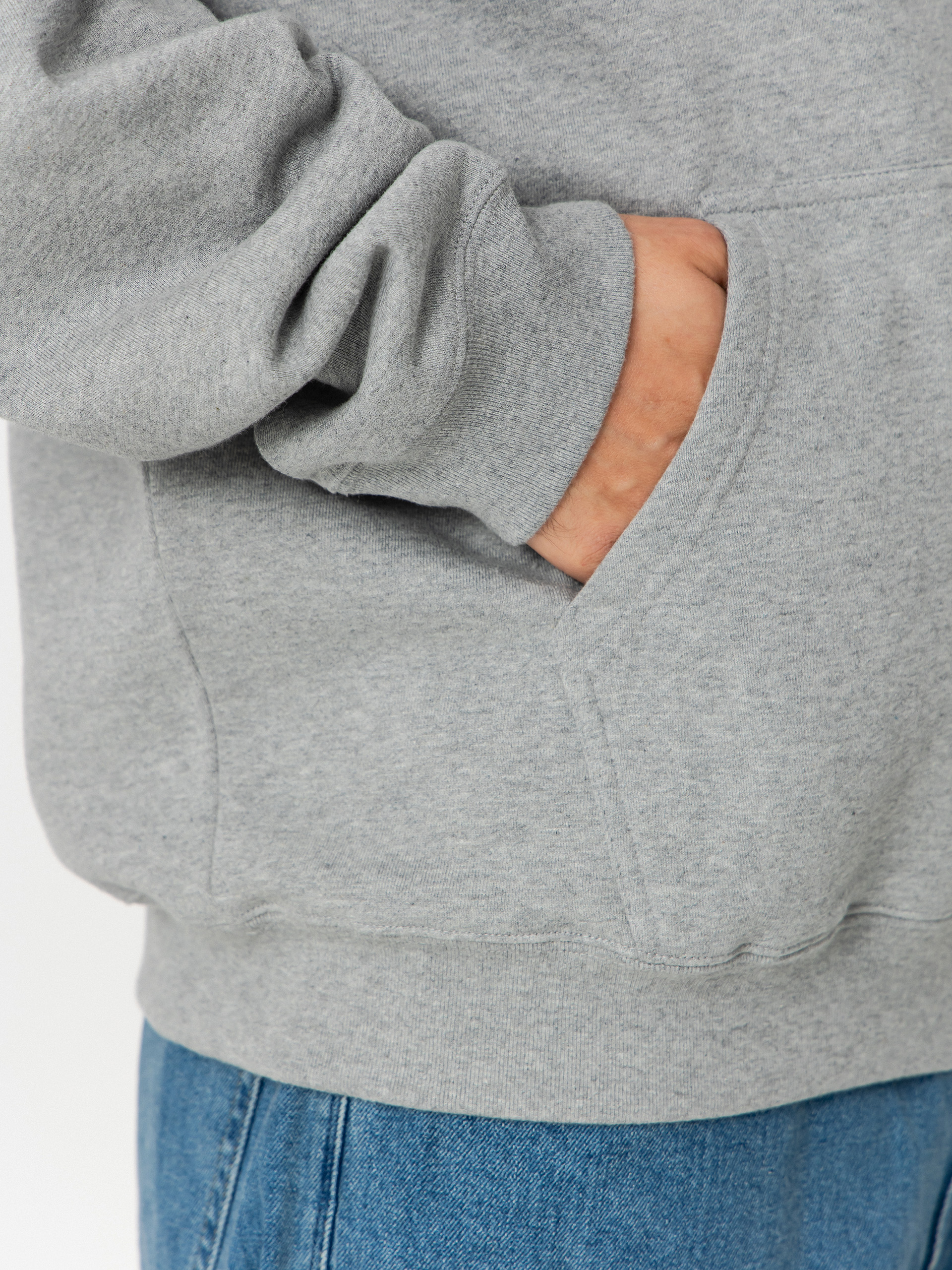 Mikina s kapucí Polar Skate Dave Third Eye HD (heather grey)