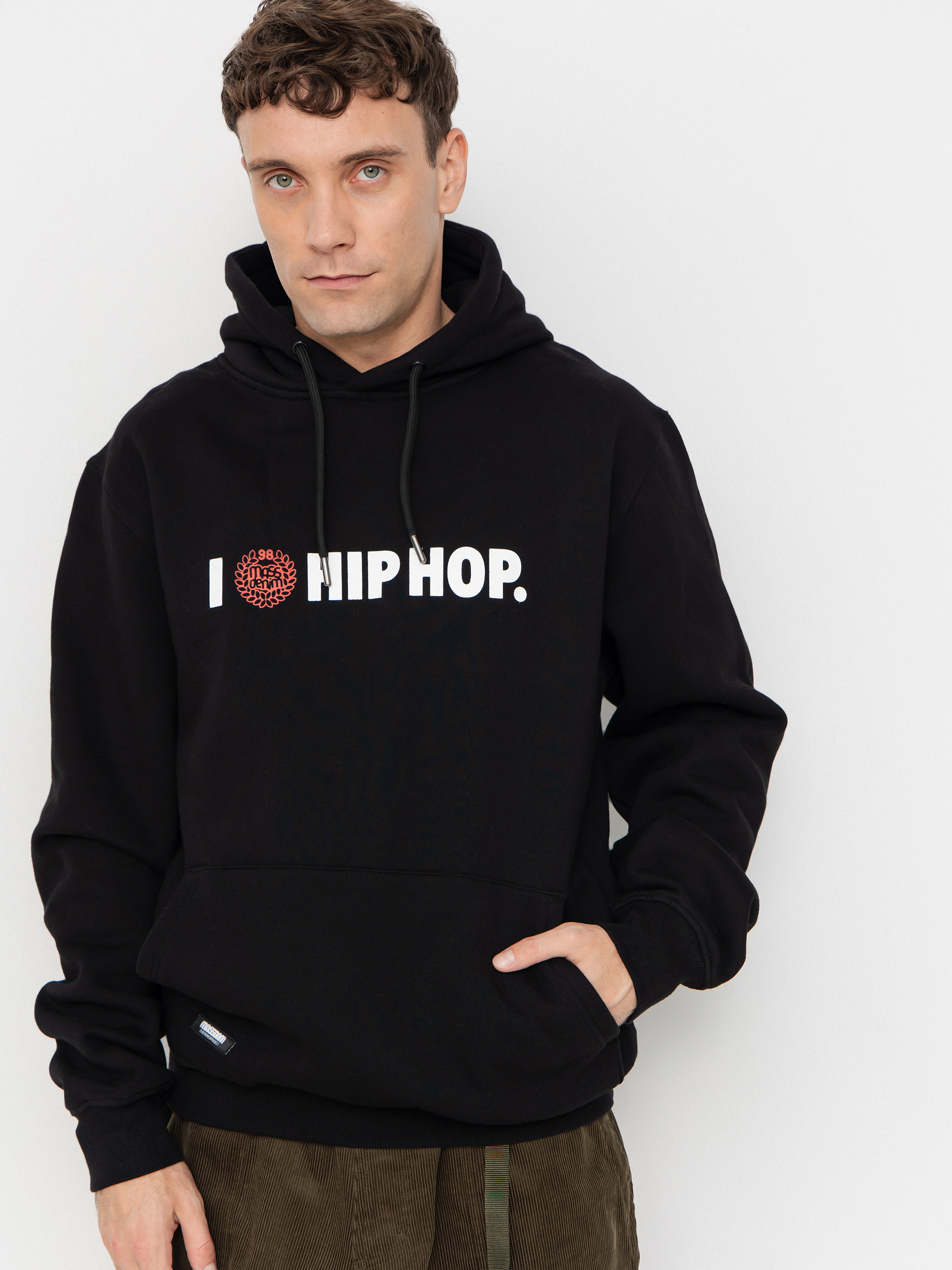 Mikina s kapucí MassDnm Feelings HD (black)