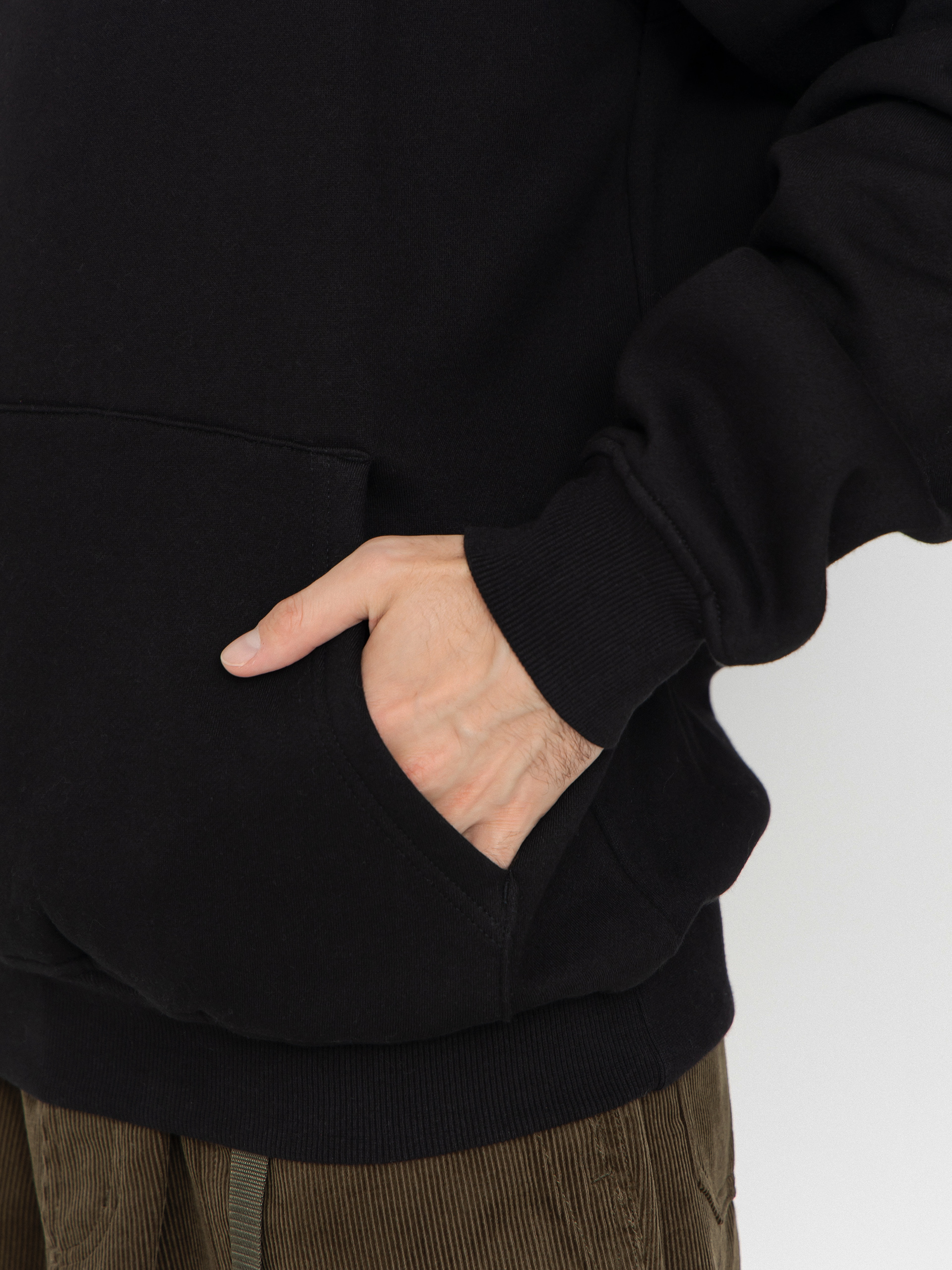 Mikina s kapucí MassDnm Feelings HD (black)