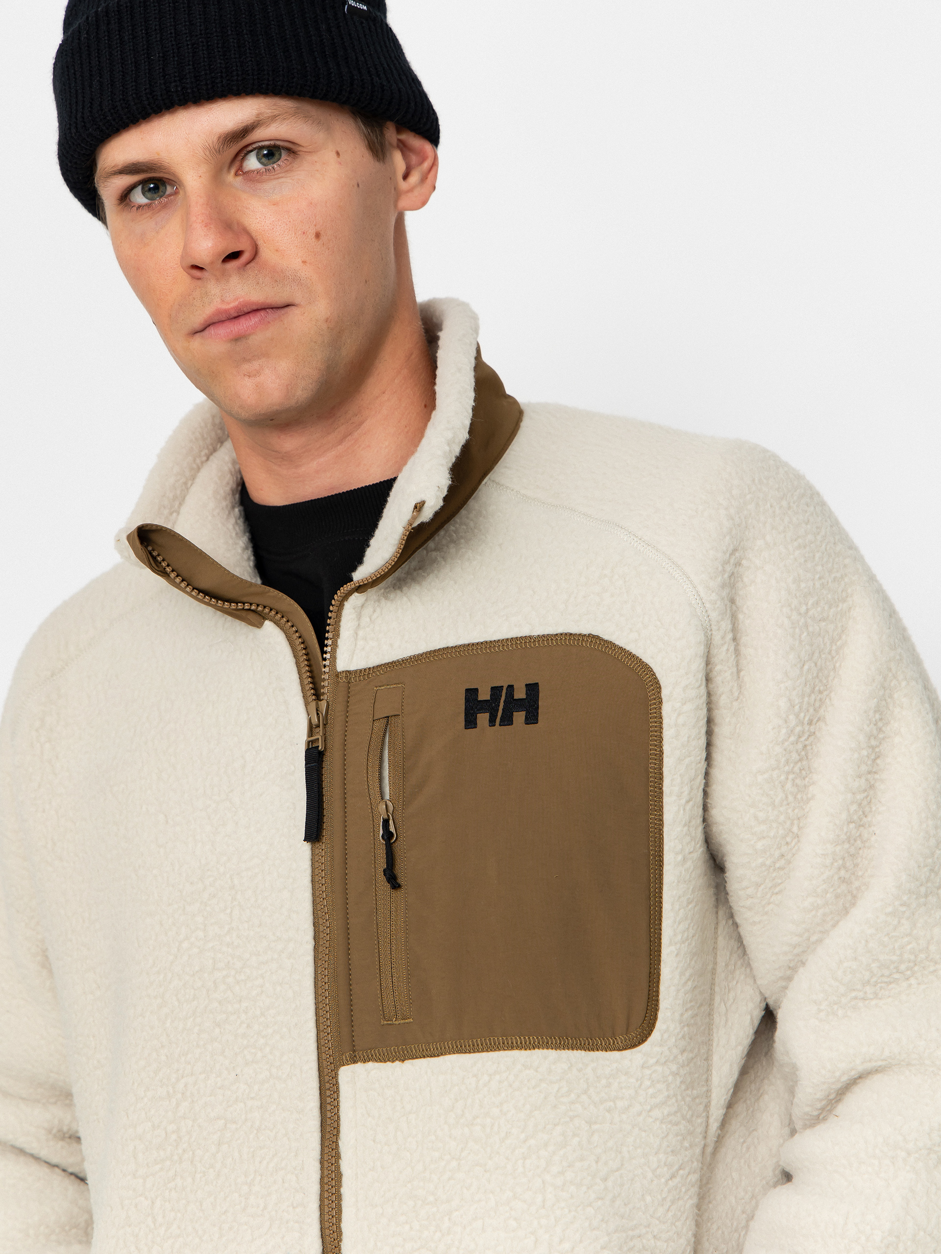 Pánský Fleecová mikina Helly Hansen Panorama Pile Block (pelican)