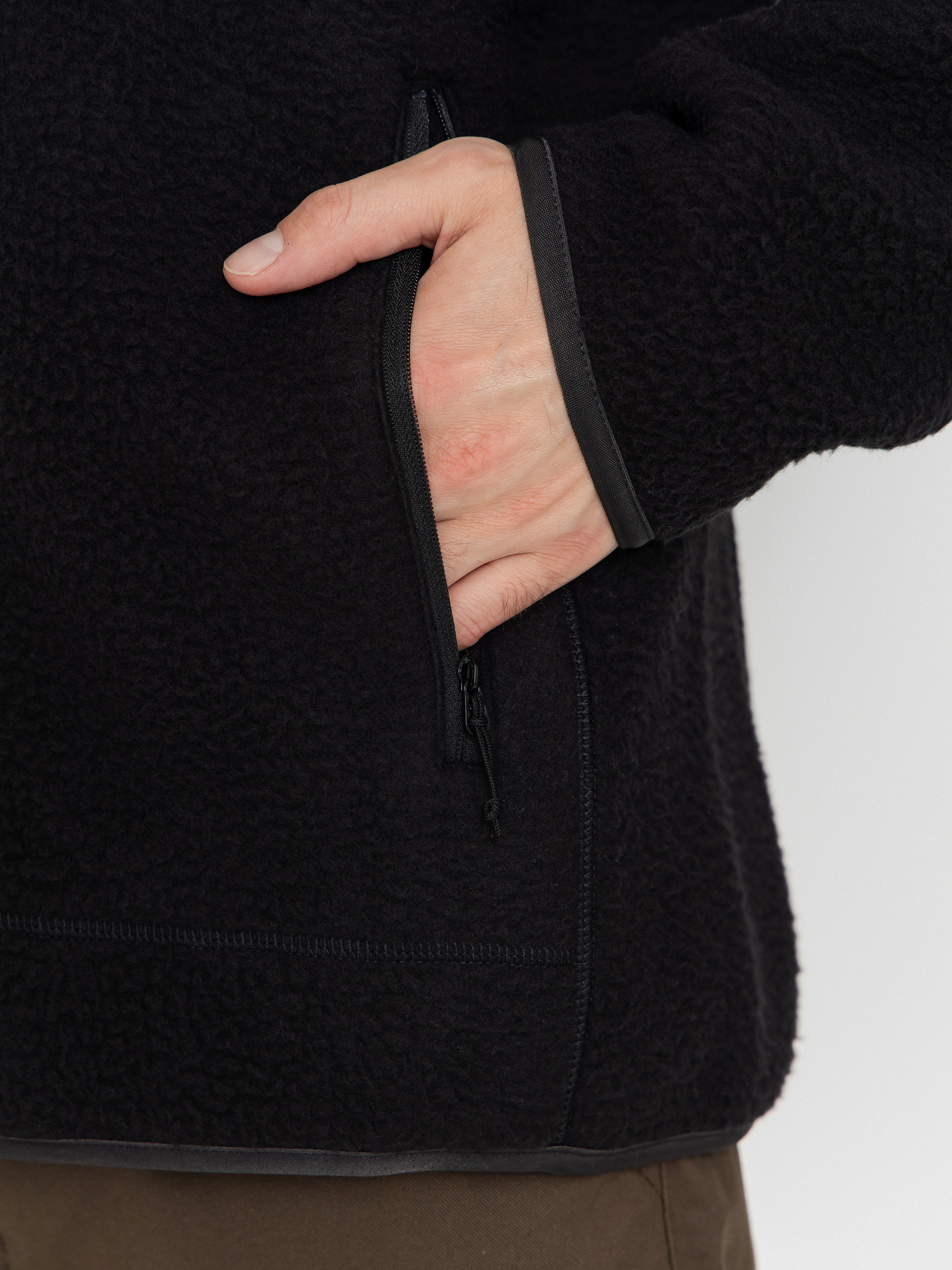 Pánský Fleecová mikina Helly Hansen Panorama Pile Block (black)