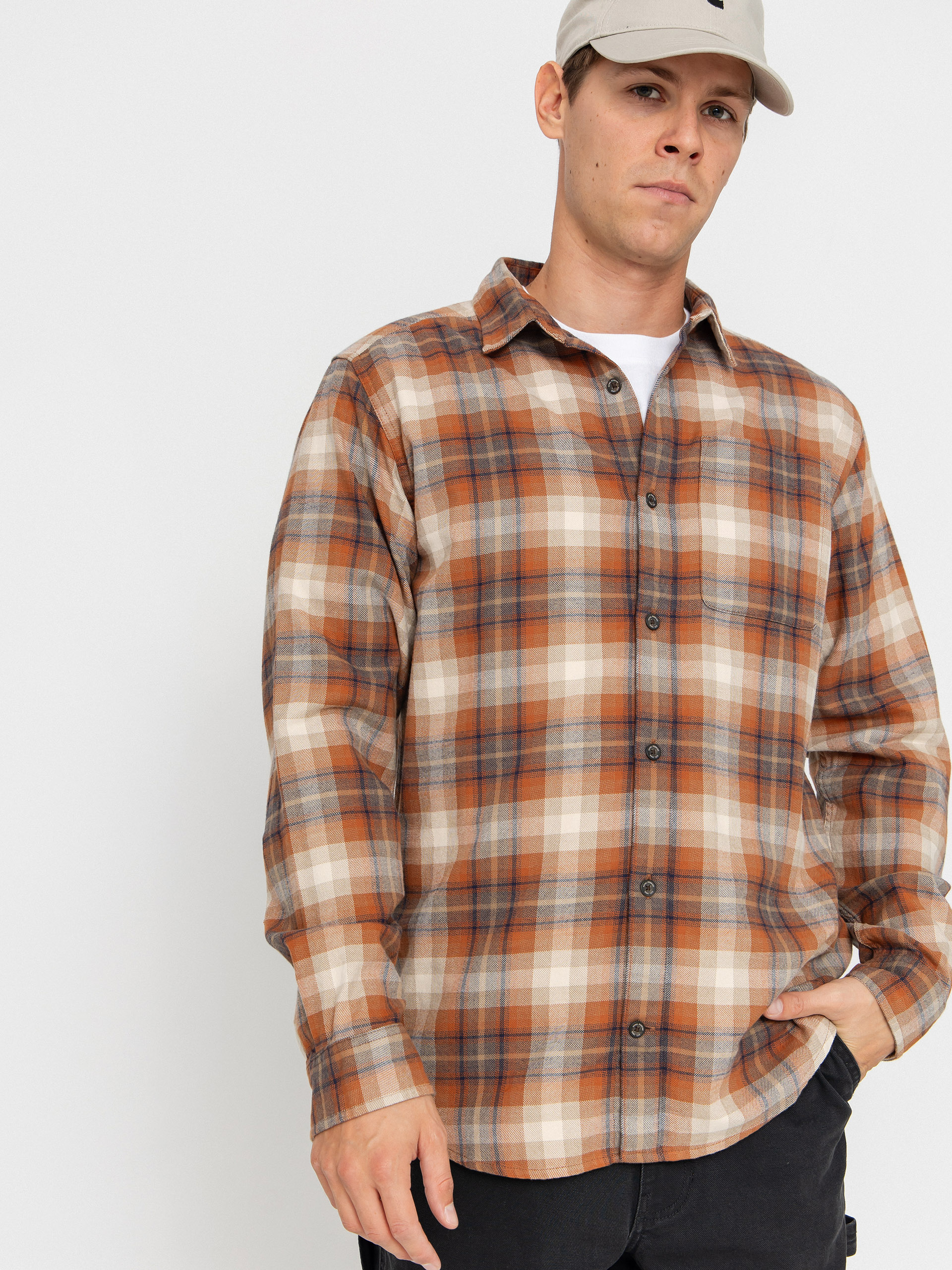 Kou0161ile Royal Robbins Lieback Organic Cotton Flannel (rust brown dipsea pld)