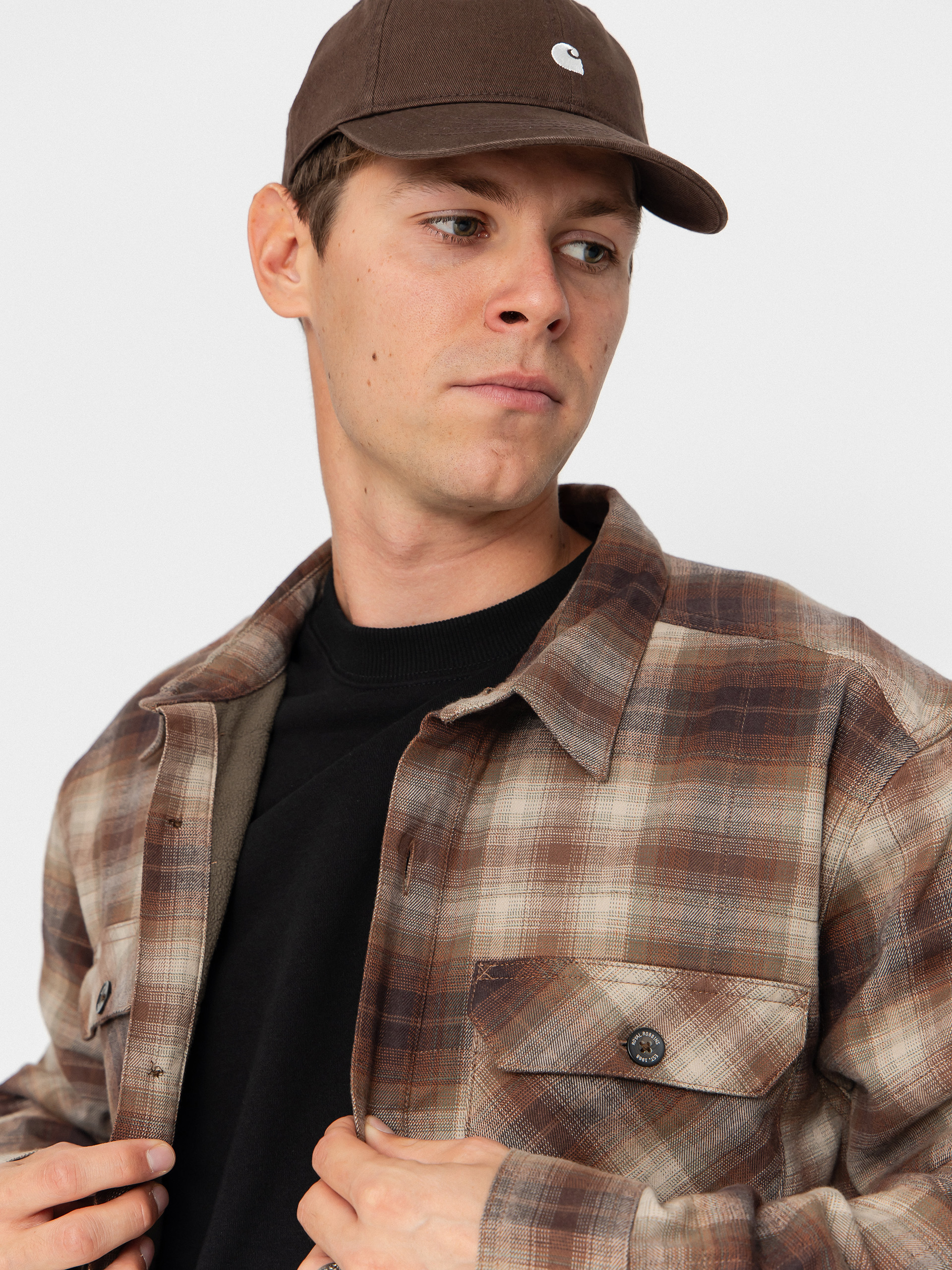 Košile Royal Robbins Snowcap Lined Flannel (seal brown tioga pld)