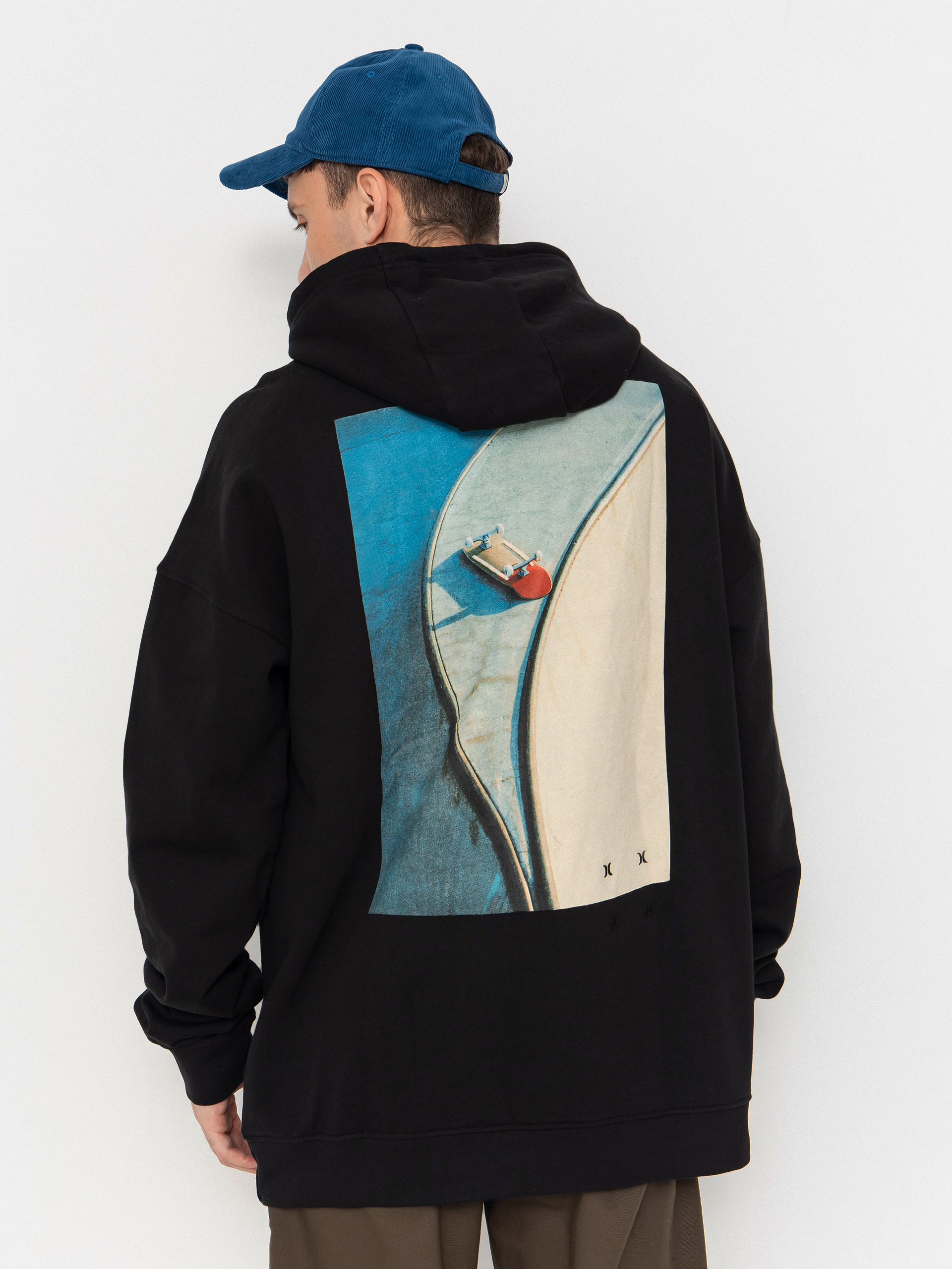 Mikina s kapucí Hurley Bcnk8 Washed HD