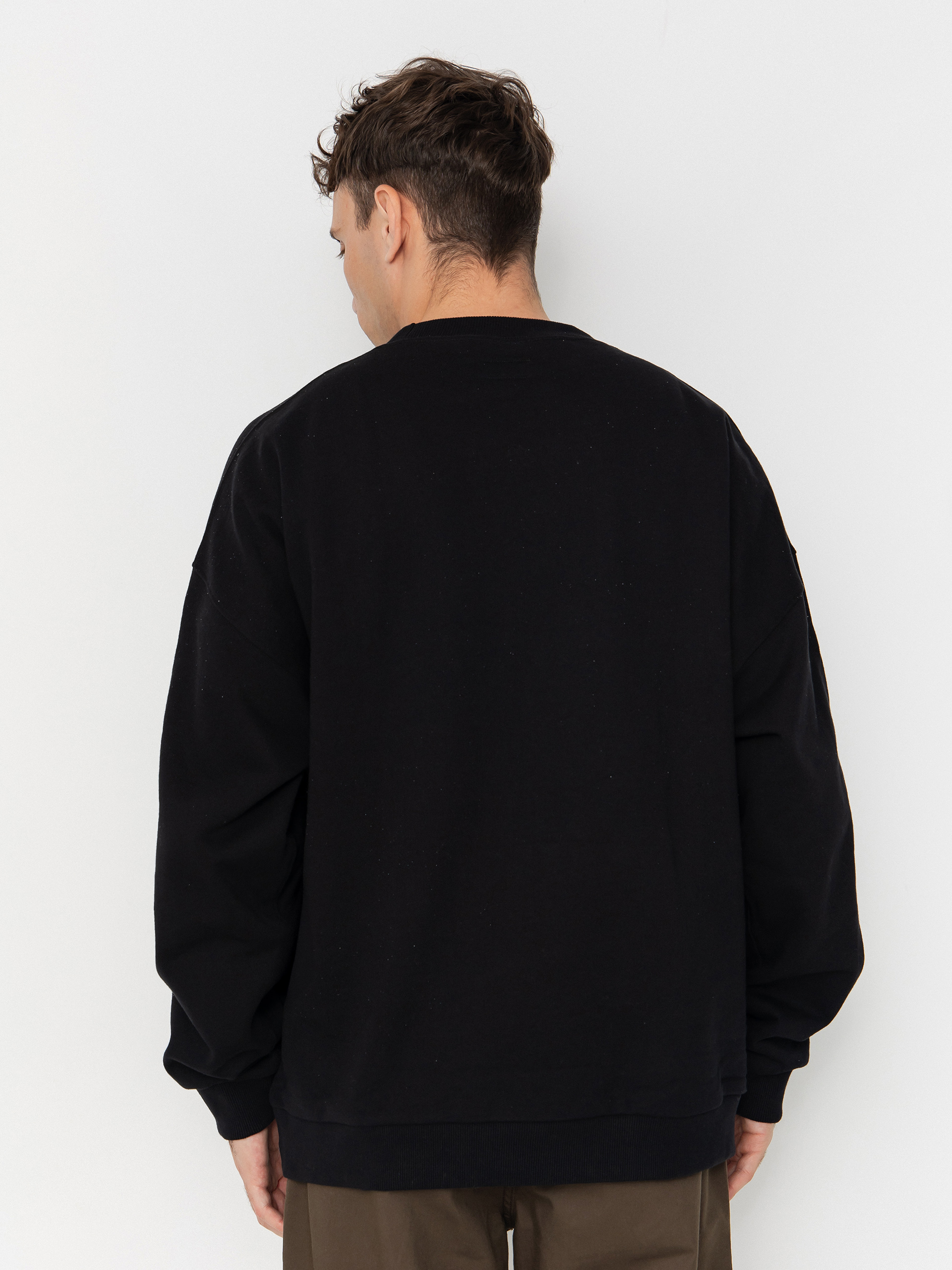 Mikina Brixton Embroidered Heavy Weight (black)