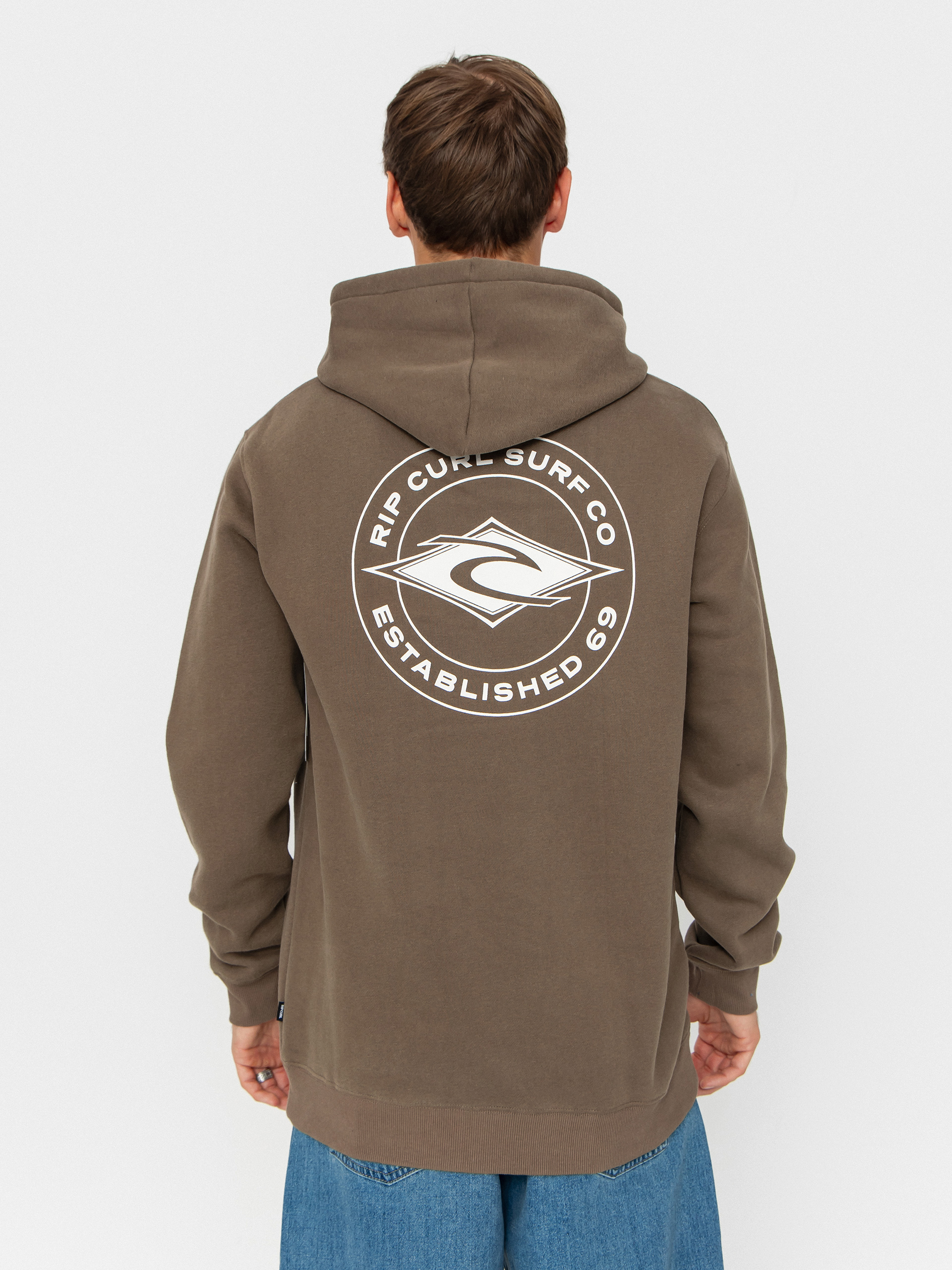 Mikina s kapucu00ed Rip Curl Staple HD (rock)