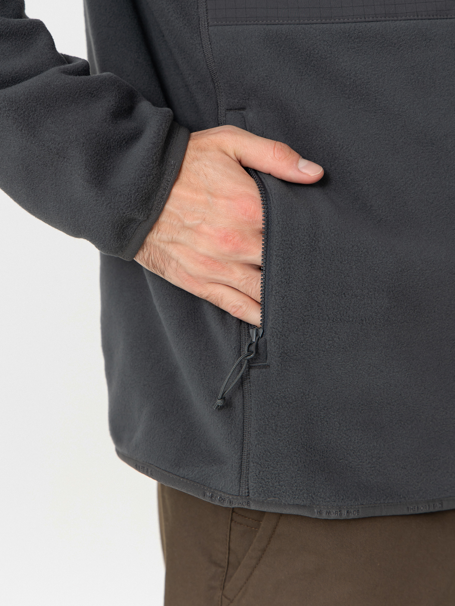 Pánský Fleecová mikina The North Face Glacier HVWT 1/2 Zip (asphg/aspg/tnfb)