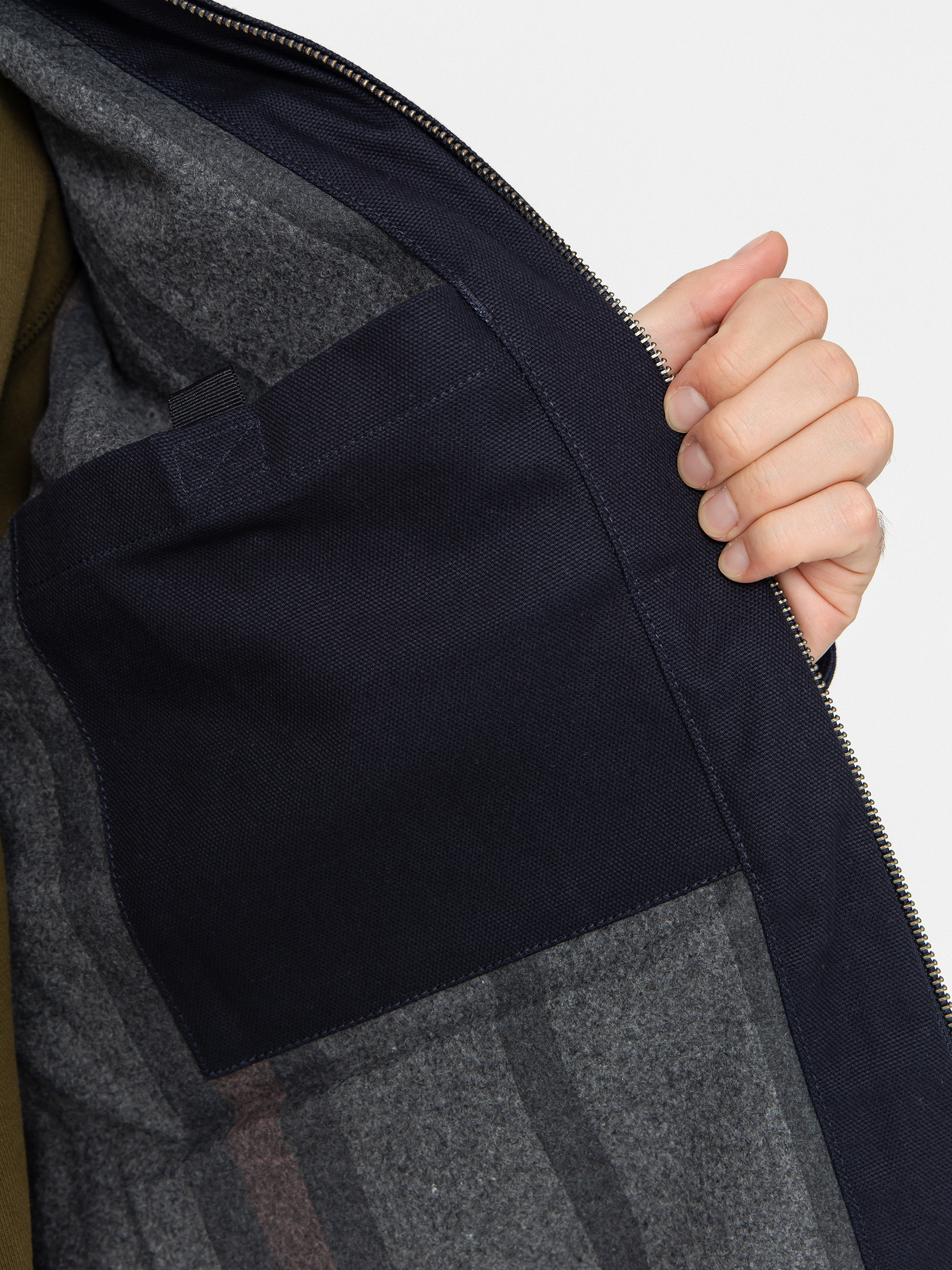 Bunda Carhartt WIP Detroit (dark navy/black/rigid)