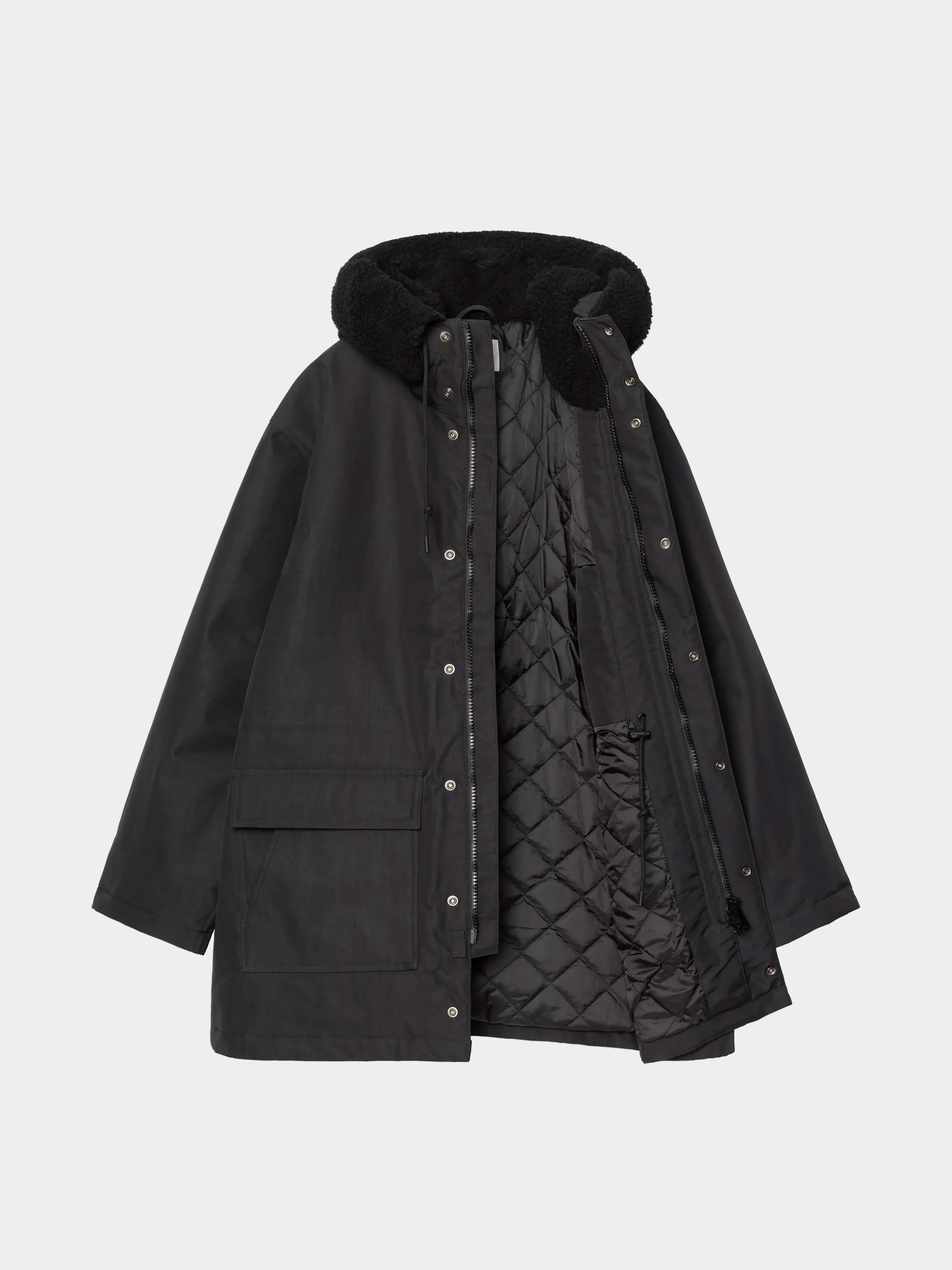Bunda Carhartt WIP Siberia Parka (black)