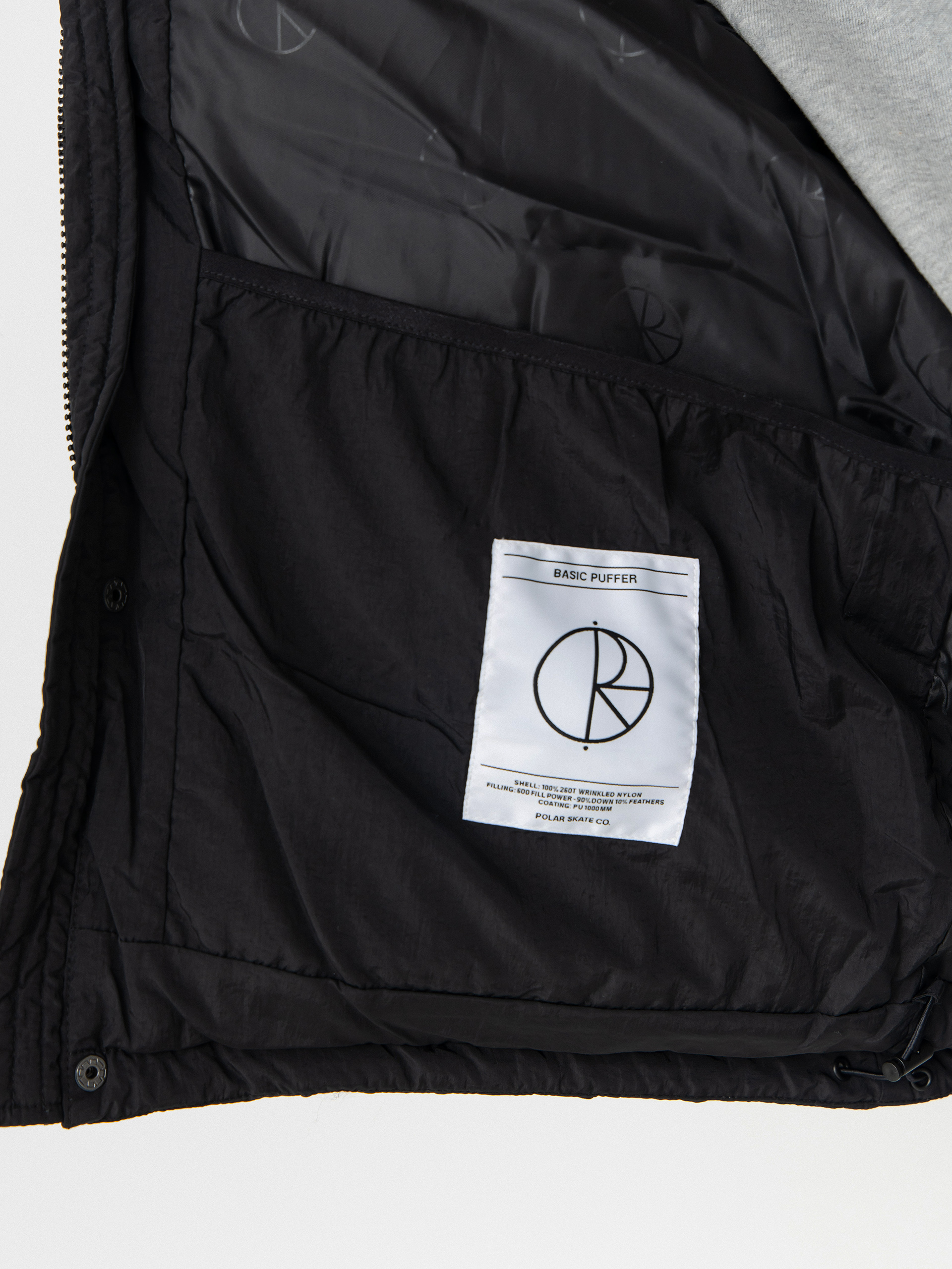 Bunda Polar Skate Basic Puffer (black)