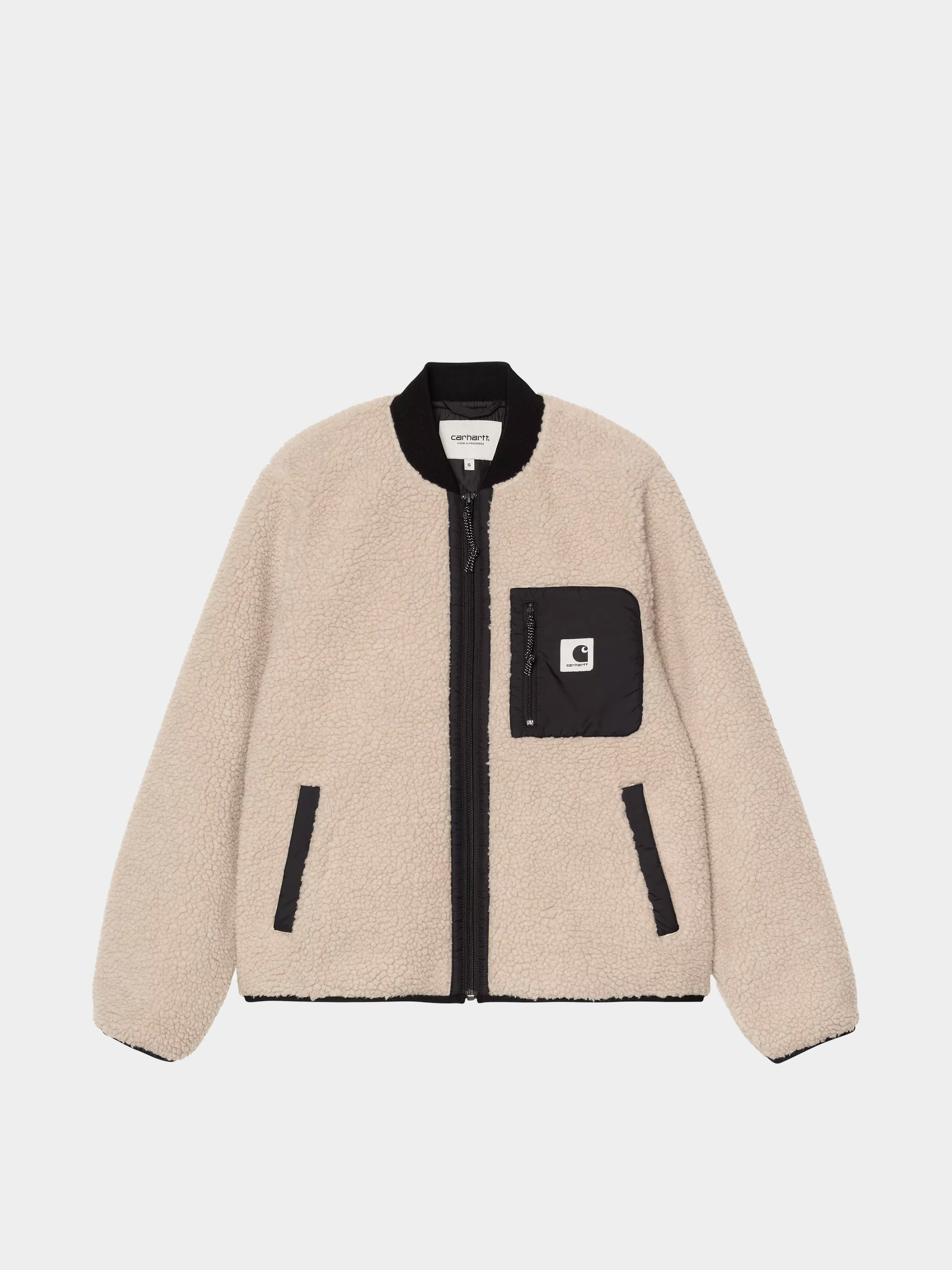 Bunda Carhartt WIP Janet Wmn (fleur de sel/black)